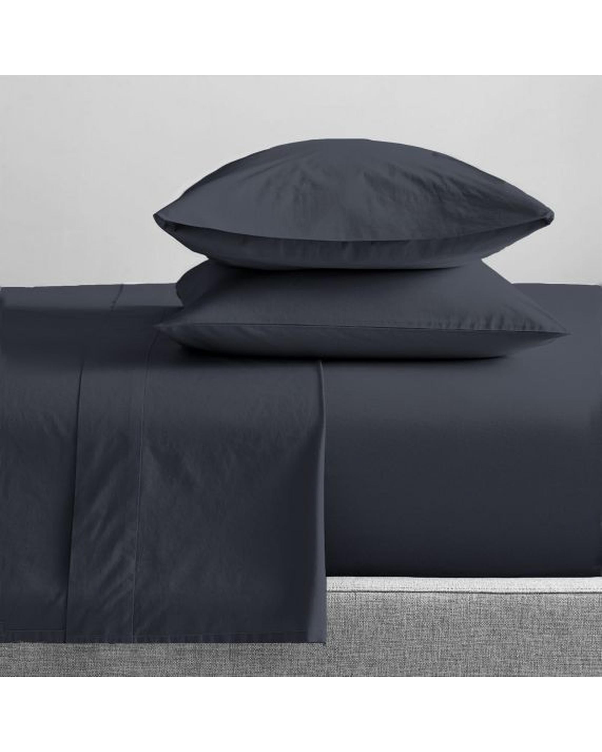 Renee Taylor Bed Sheets 300 Thread Count 100 % Organic Cotton Sheet Sets - Turbulence
