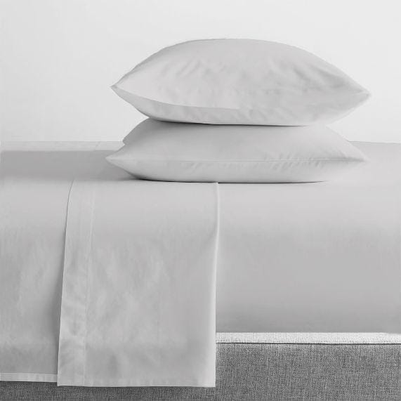 Renee Taylor Bed Sheets 300 Thread Count 100 % Organic Cotton Sheet Sets - Vapour