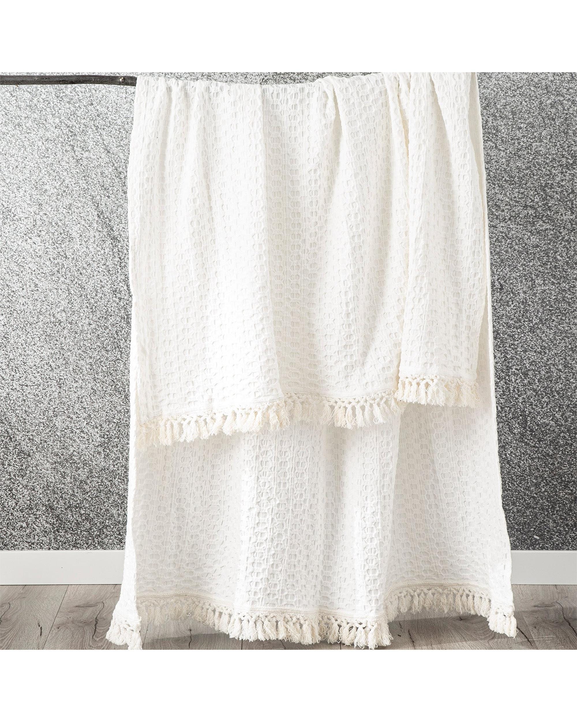 Renee Taylor Blanket Alysian Throw 130x200 cms White