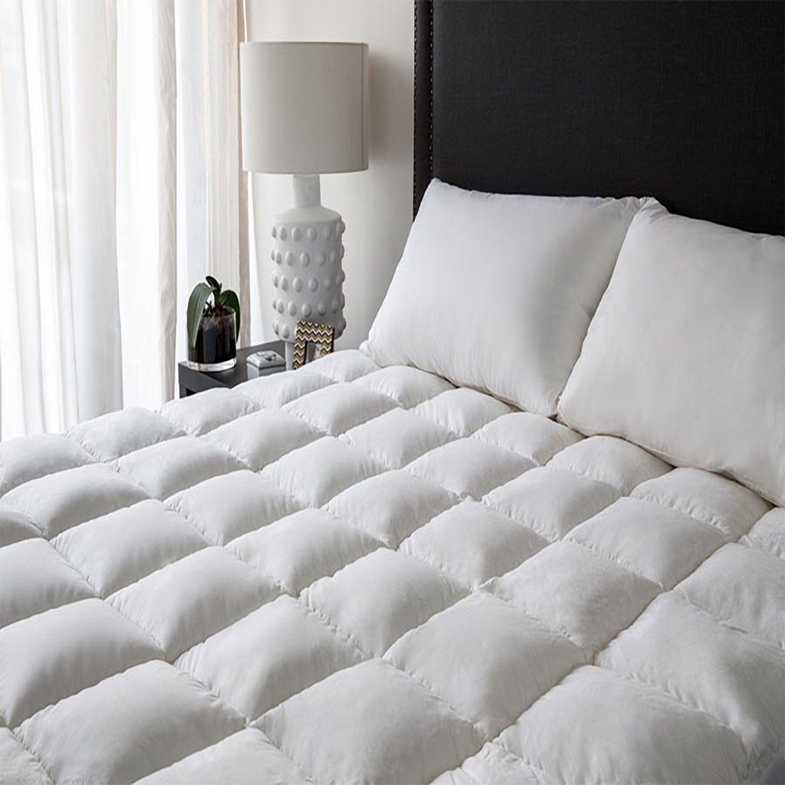 Renee Taylor Mattress Topper Deluxe 1000 GSM High Loft Fully Fitted Mattress Topper
