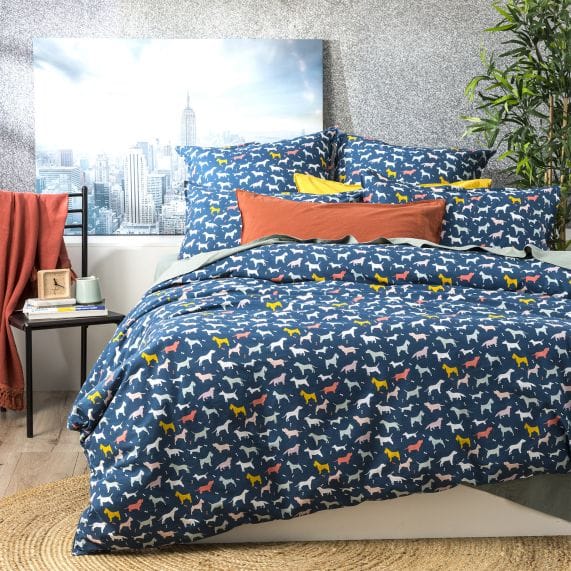 Renee Taylor Quilt Cover European Vintage Washed Printed Cotton Quilt Cover Set - Novelty