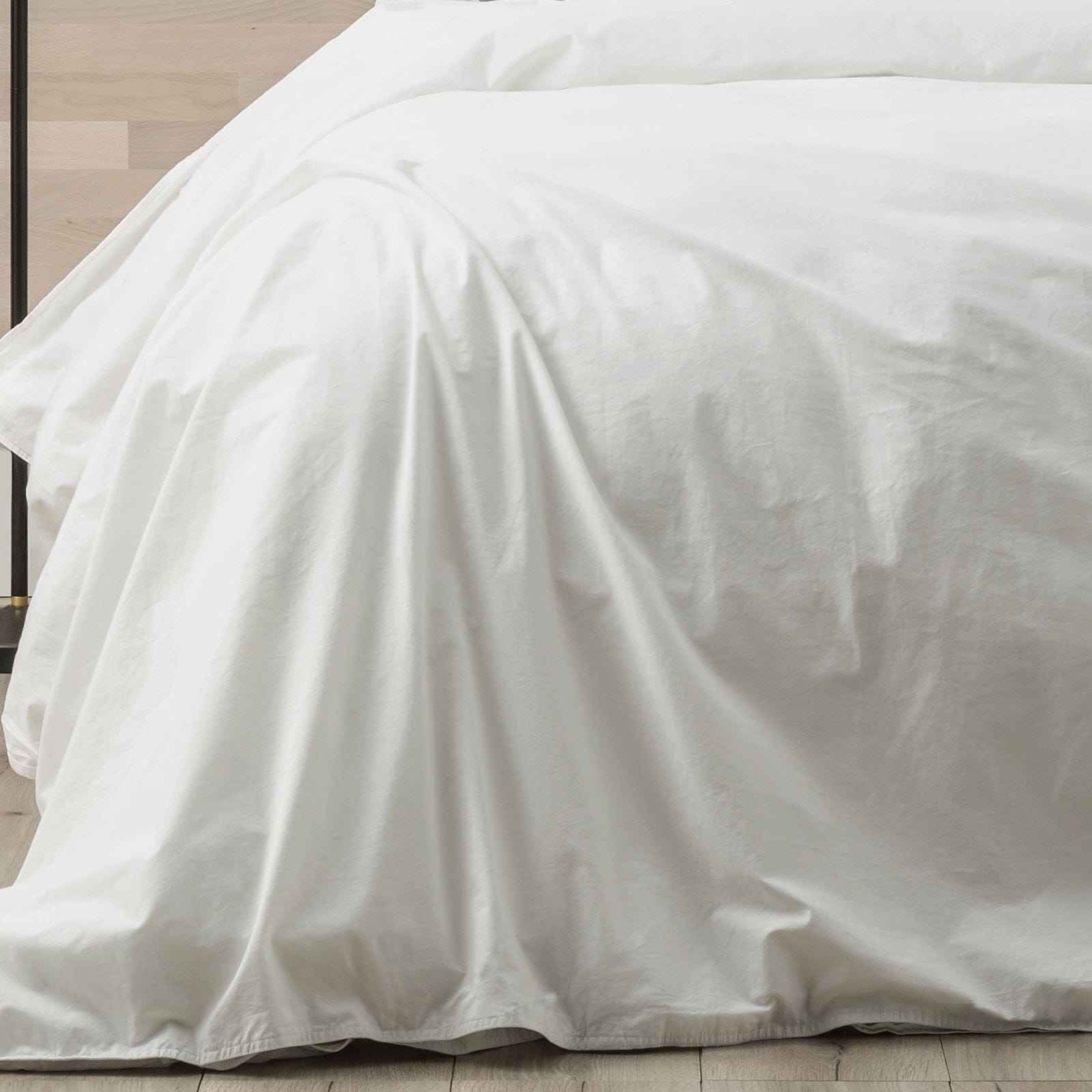 Renee Taylor Quilt Cover Lorimer 300TC Stone washed Quilt Cover Set - White