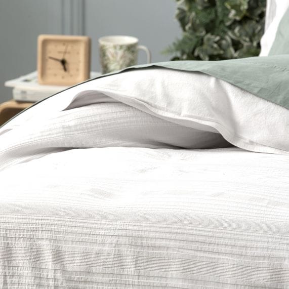 Renee Taylor Quilt Cover Yarn Dyed Vintage Washed Cotton Quilt Cover Set - Finley