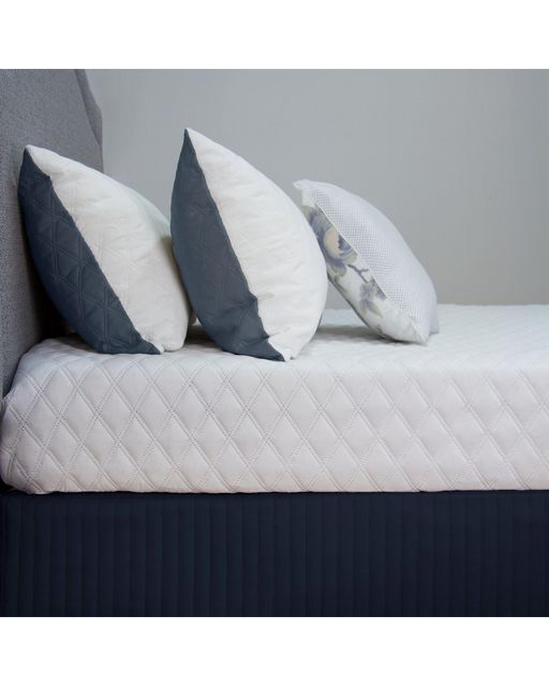 Ardor Boudoir Quilted Valance - Navy Ardor Bedding