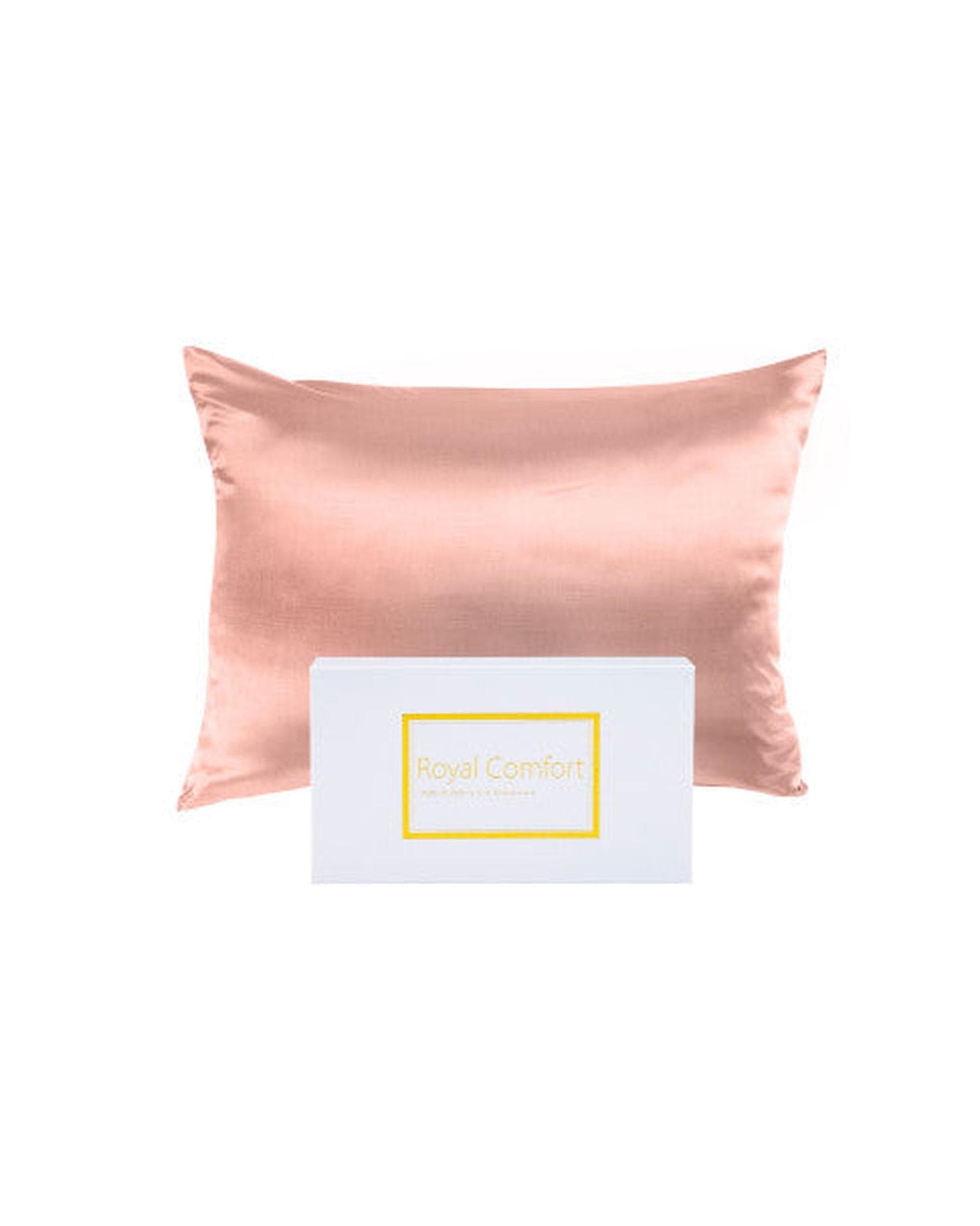 Royal Comfort Pillowcase Blush Royal Comfort Pure Silk Pillow Case 100% Mulberry Silk Hypoallergenic Pillowcase - 10 Colours
