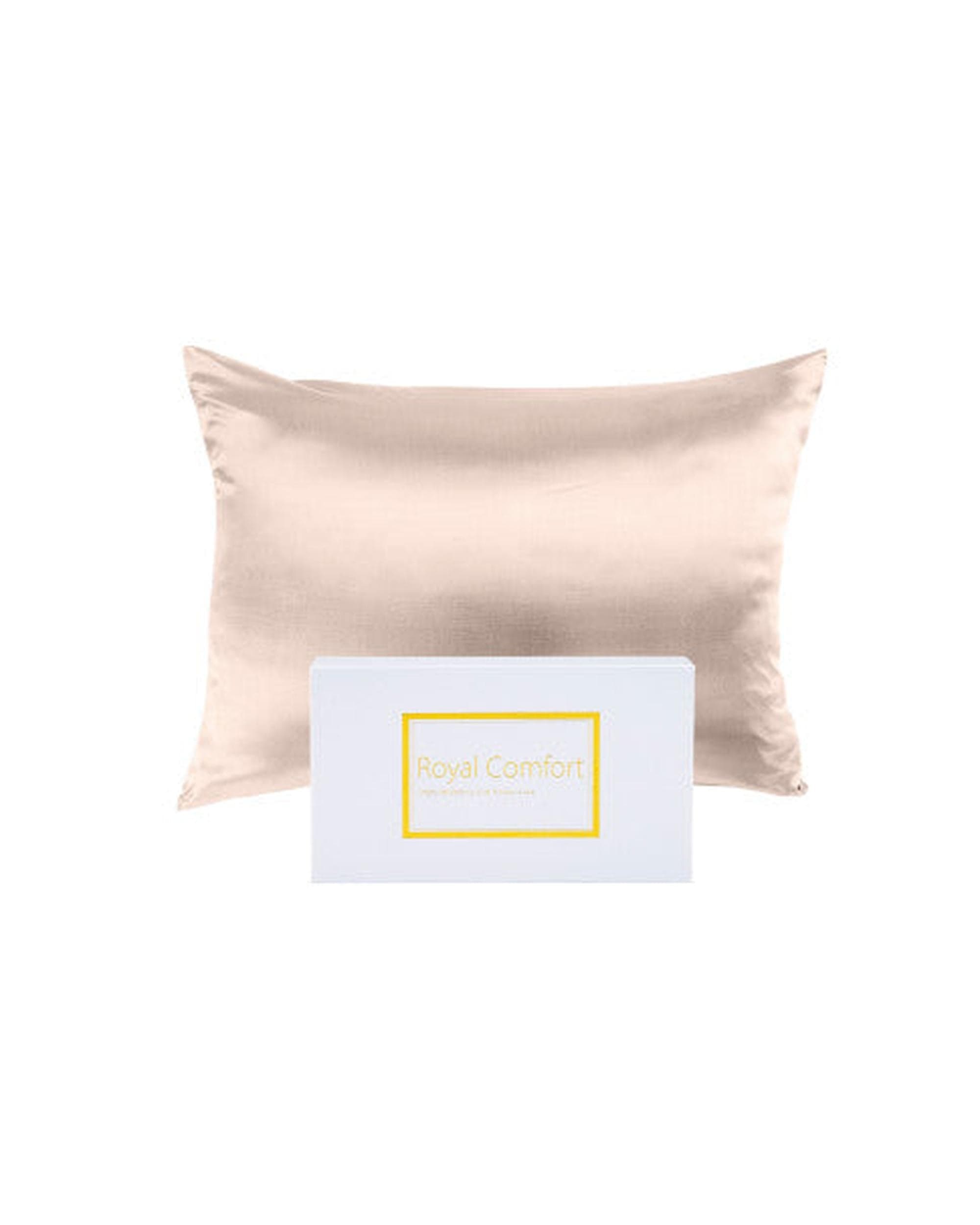 Royal Comfort Pillowcase Champagne Pink Royal Comfort Pure Silk Pillow Case 100% Mulberry Silk Hypoallergenic Pillowcase - 10 Colours