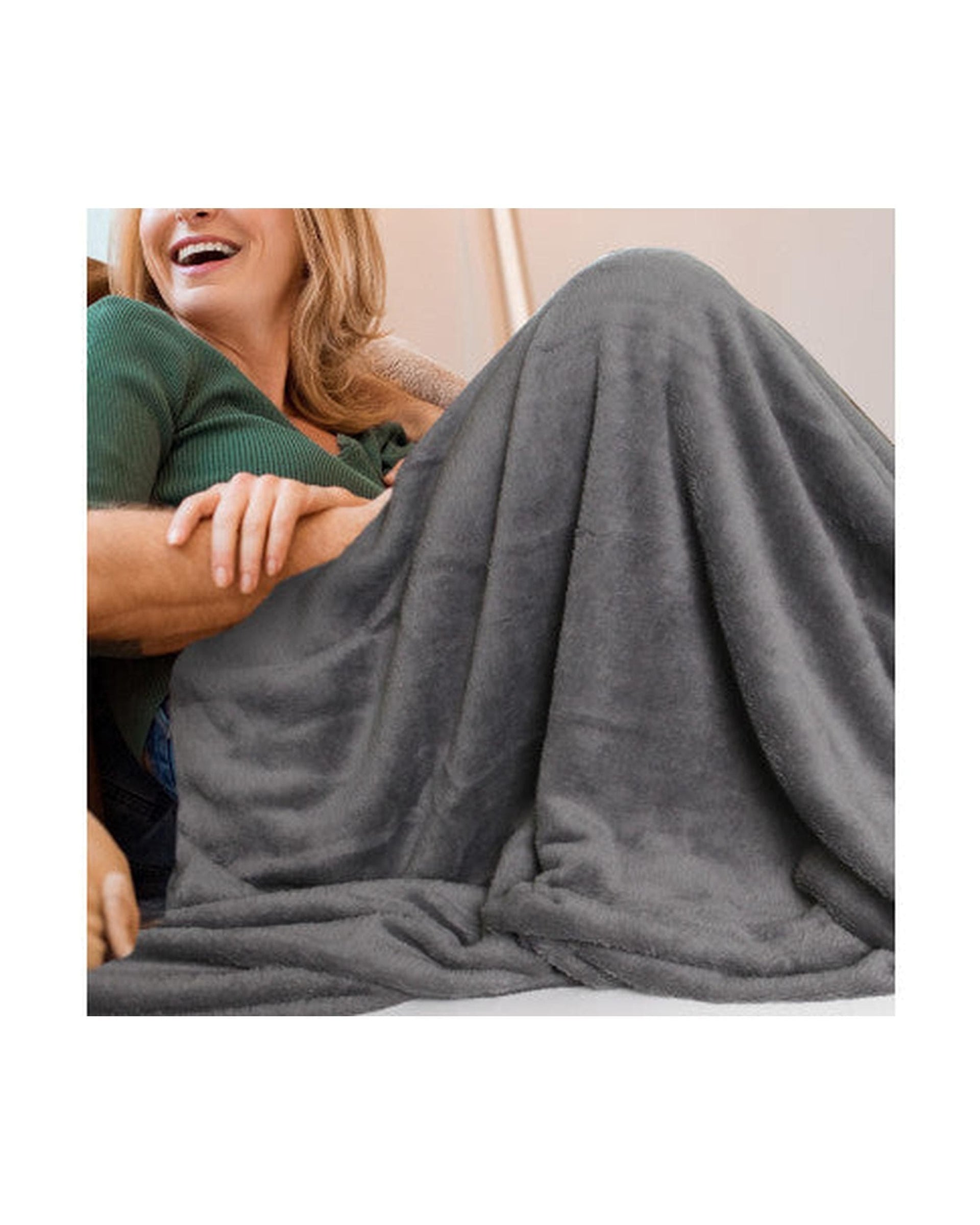 Royal Comfort Blanket Dark Grey Royal Comfort Plush Blanket Throw Warm Soft Super Soft Large 220cm x 240cm - 5 Colours