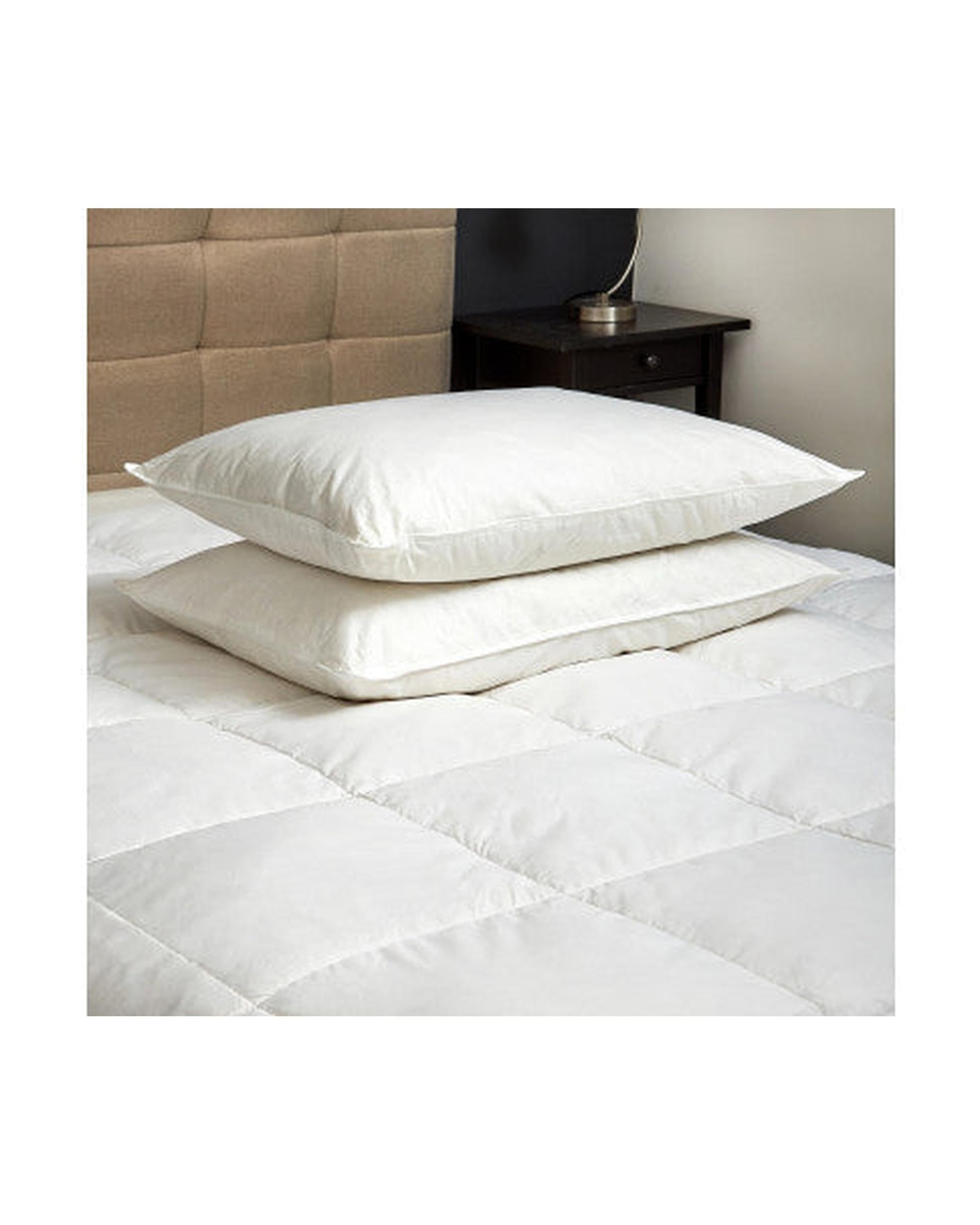 Royal Comfort Duvet/Quilt Goose Feather & Down Quilt 500GSM + Goose Feather and Down Pillows 2 Pack Combo