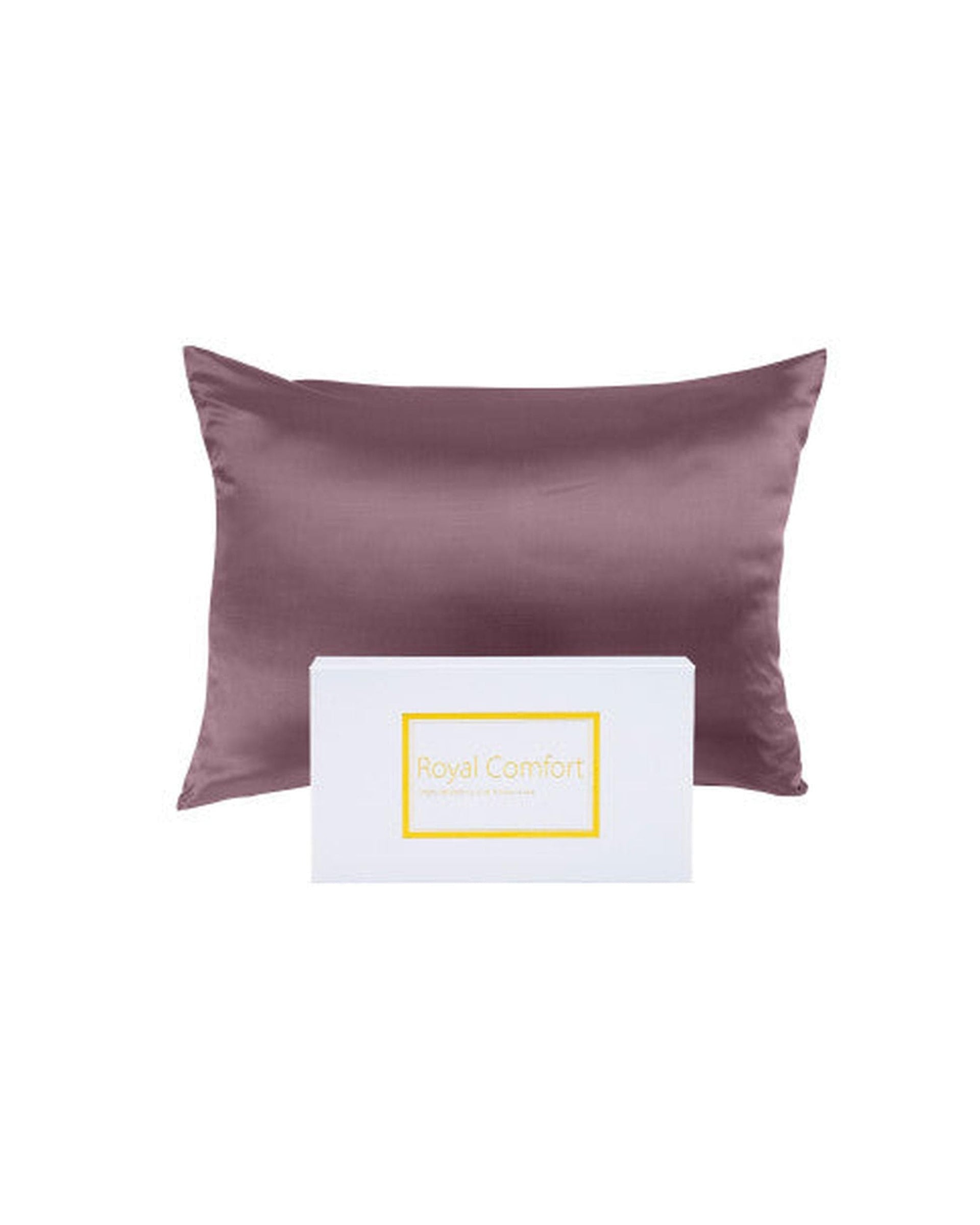 Royal Comfort Pillowcase Malaga Wine Royal Comfort Pure Silk Pillow Case 100% Mulberry Silk Hypoallergenic Pillowcase - 10 Colours