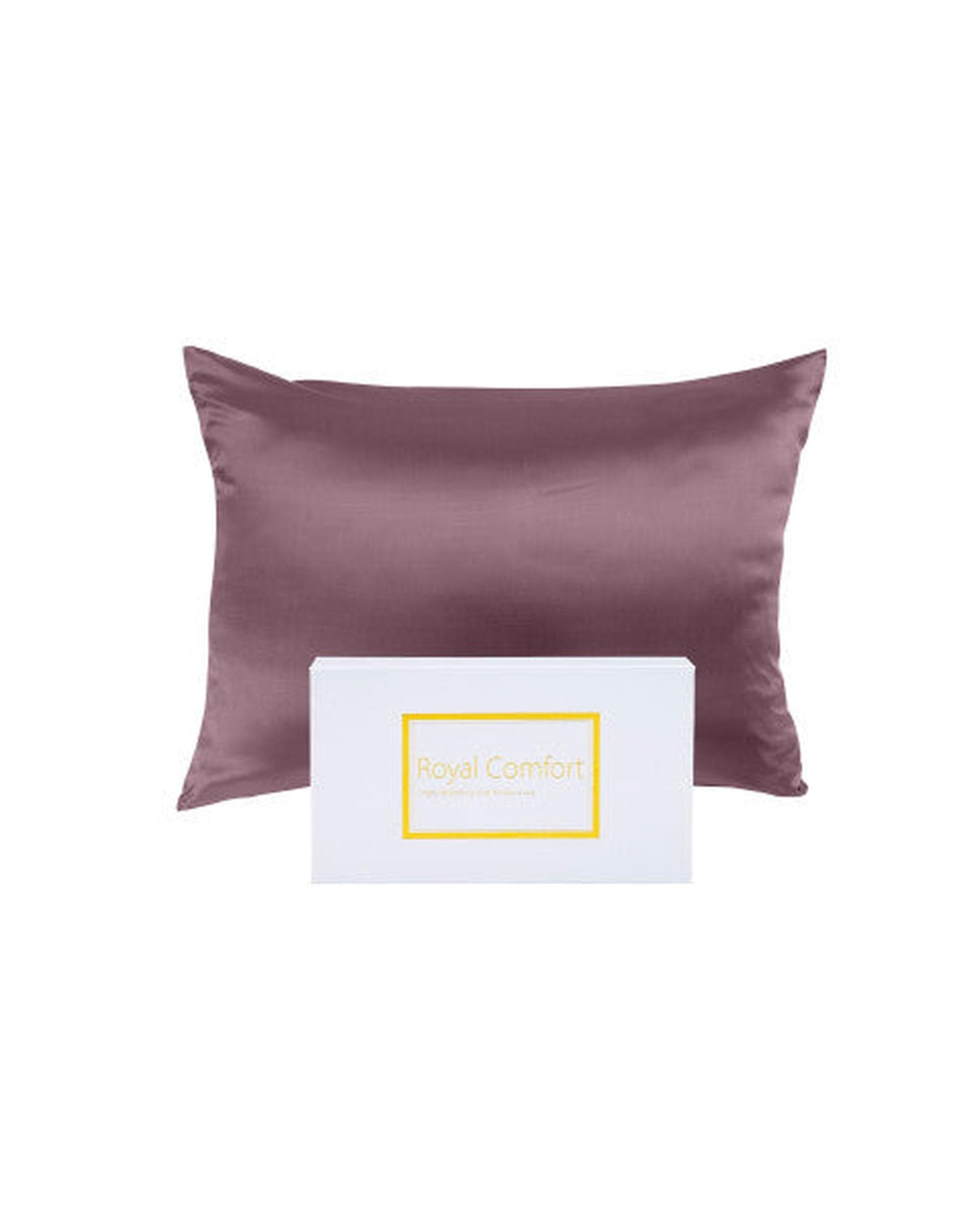 Royal Comfort Pillowcase Malaga Wine Royal Comfort Pure Silk Pillow Case 100% Mulberry Silk Hypoallergenic Pillowcase - 10 Colours