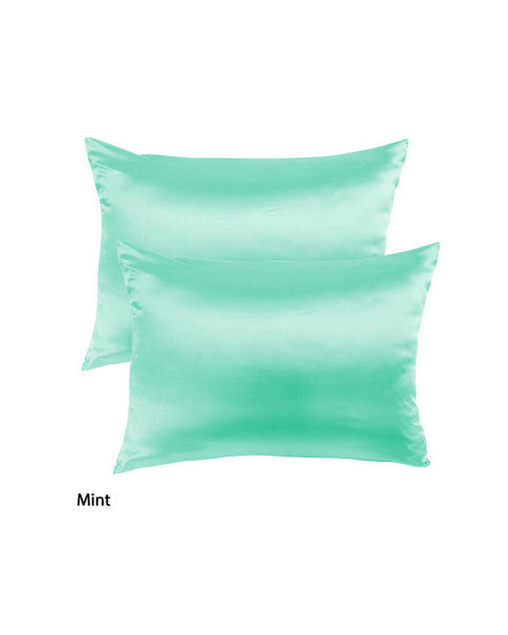 Royal Comfort Pillowcase Mint Royal Comfort Mulberry Soft Silk Hypoallergenic Pillowcase Twin Pack 51 x 76cm 51 x 76 cm - 7 Colours