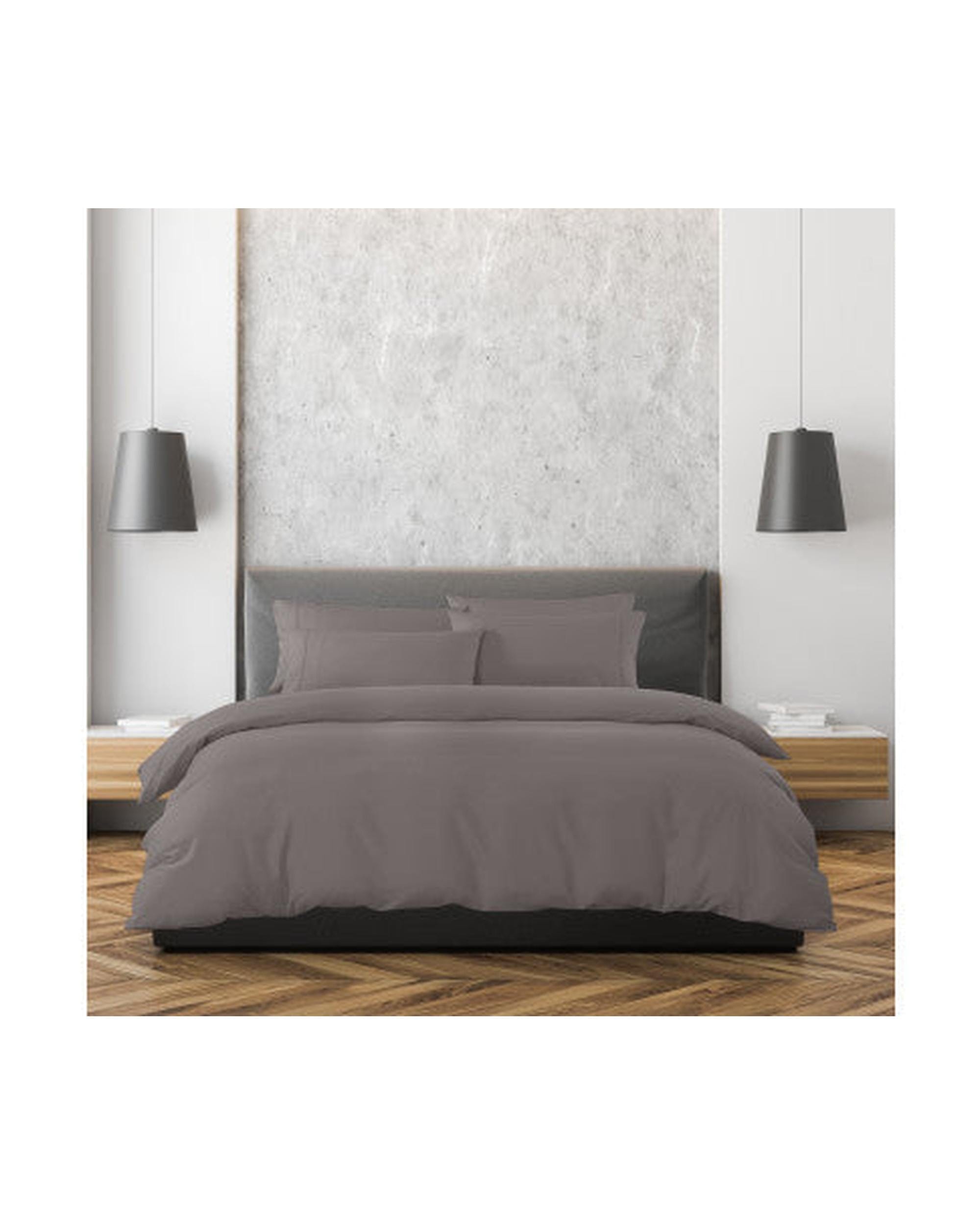 Royal Comfort Quilt Cover Royal Comfort 1500 Thread Count 6 Piece Cotton Rich Bedroom Collection Set - GREY