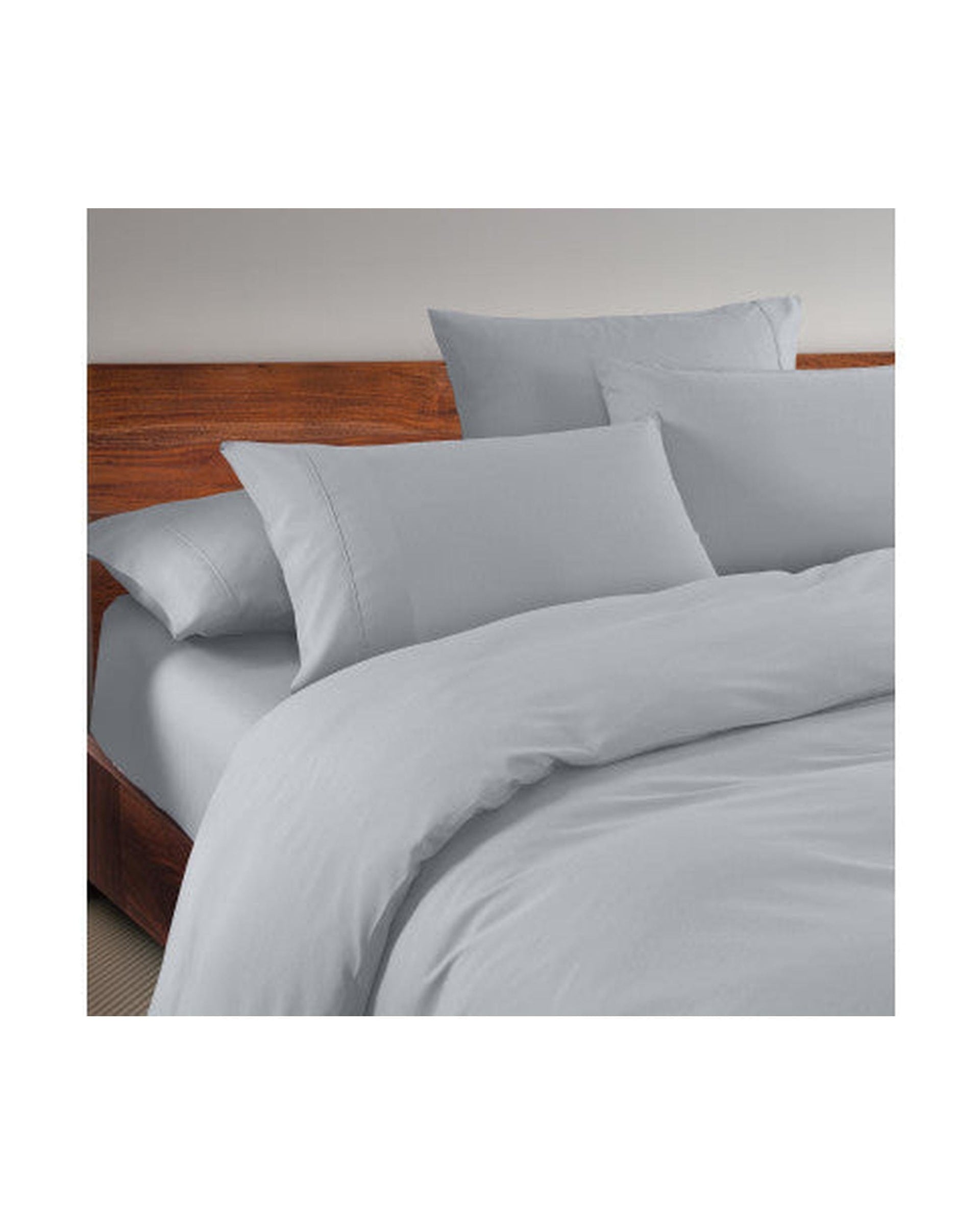 Royal Comfort Quilt Cover Royal Comfort 1500 Thread Count 6 Piece Cotton Rich Bedroom Collection Set - INDIGO