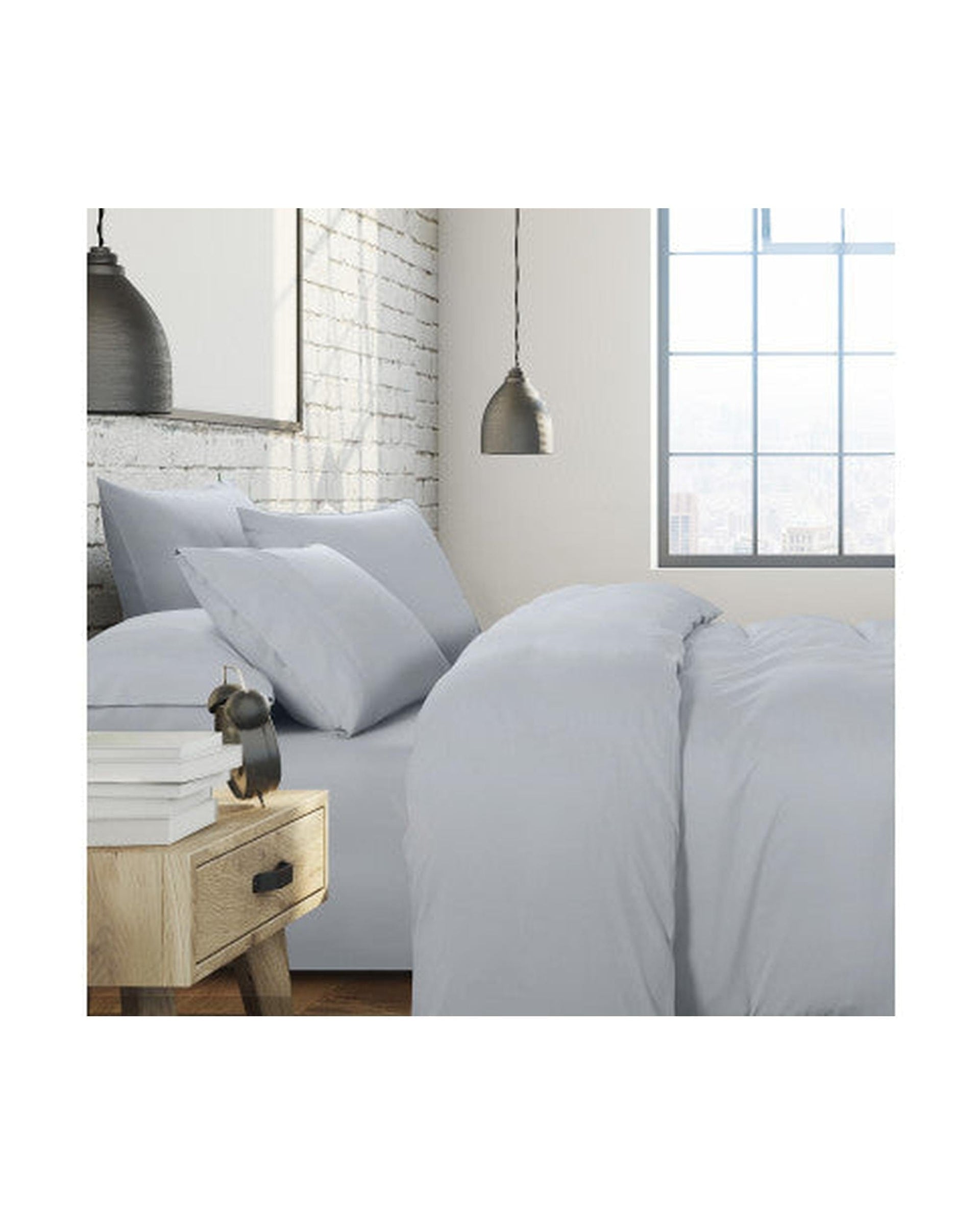 Royal Comfort Quilt Cover Royal Comfort 1500 Thread Count 6 Piece Cotton Rich Bedroom Collection Set - INDIGO