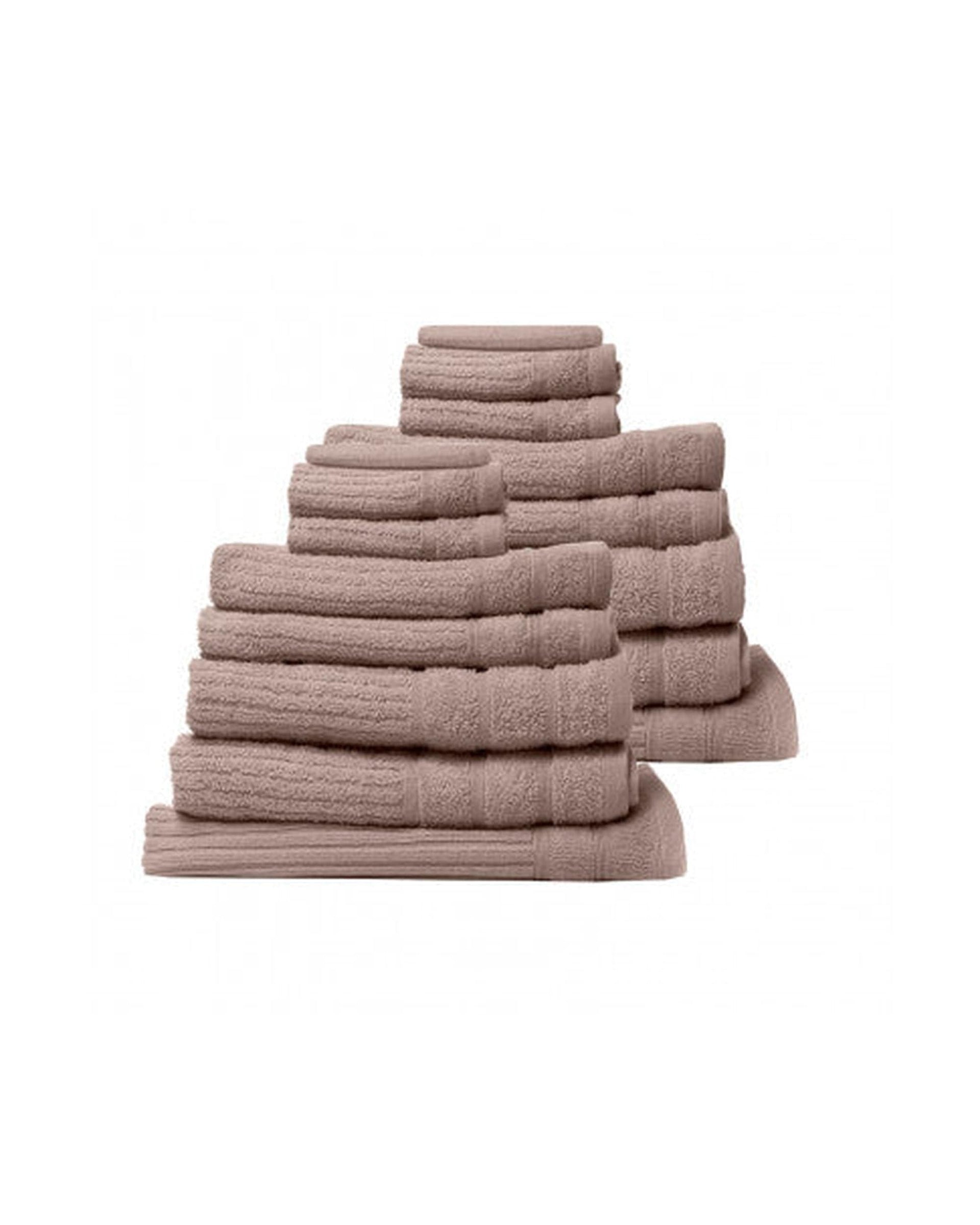 Royal Comfort Bathroom Towel Sets Royal Comfort 16 Piece Egyptian Cotton Eden Towel Set 600GSM