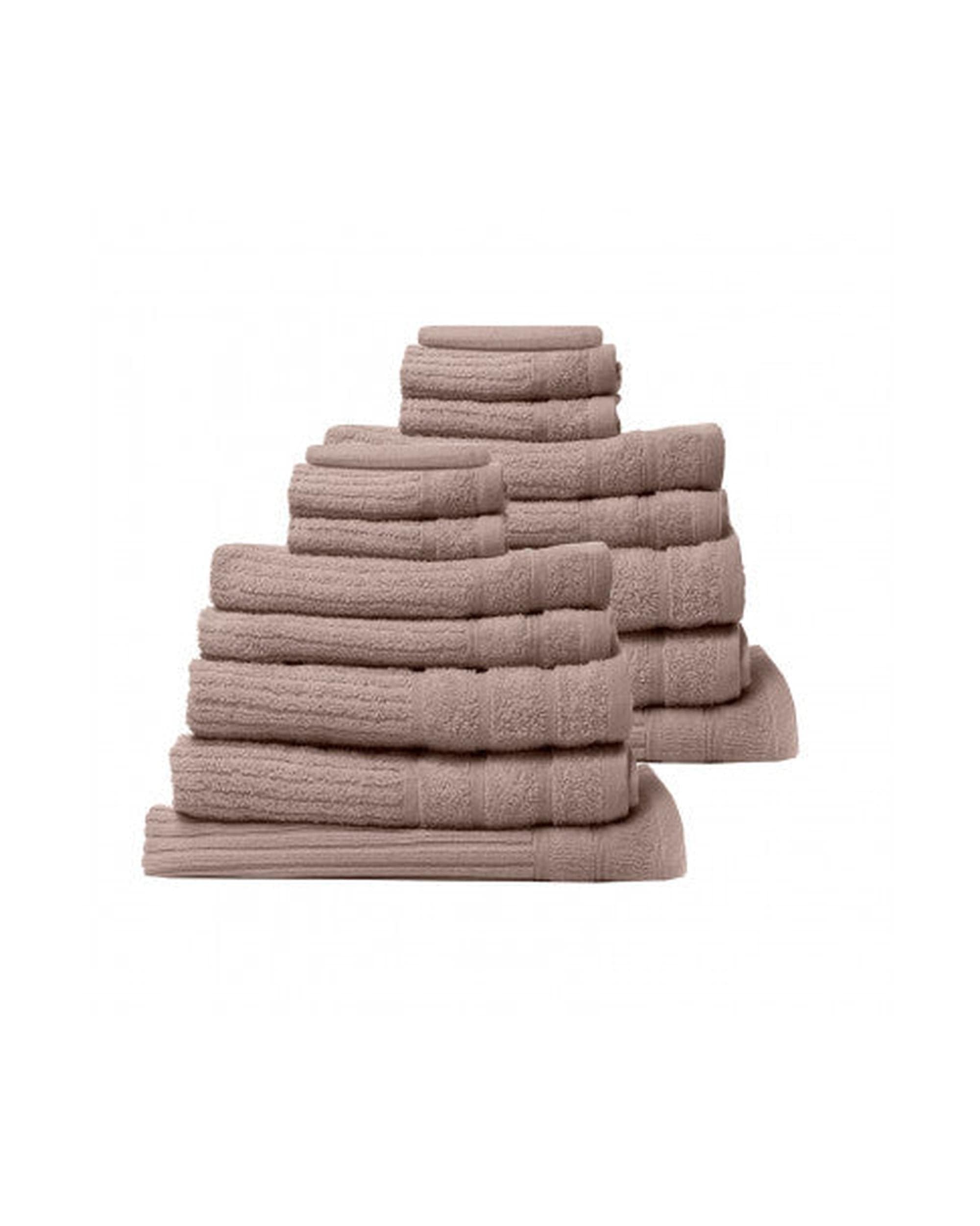 Royal Comfort Bathroom Towel Sets Royal Comfort 16 Piece Egyptian Cotton Eden Towel Set 600GSM