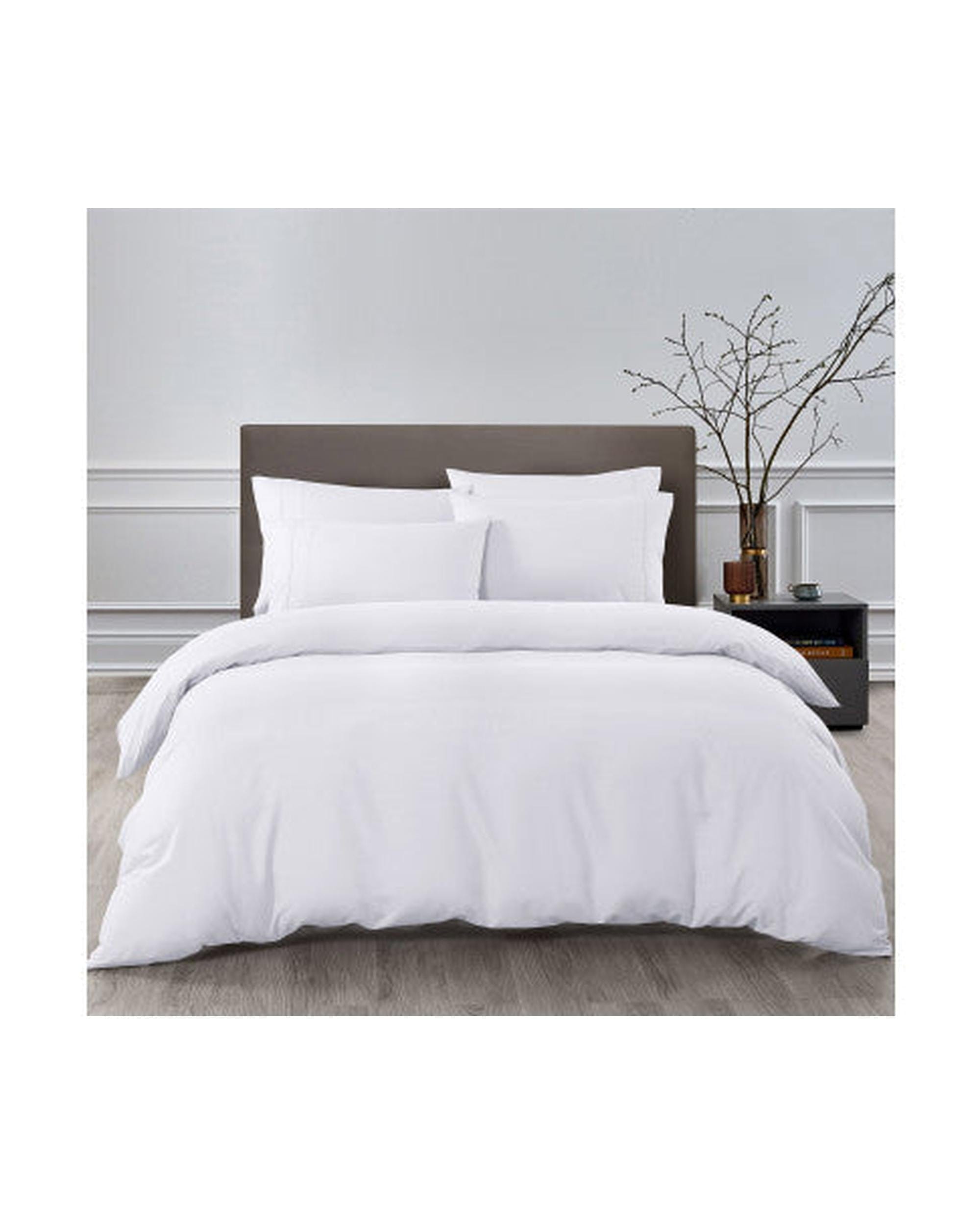 Royal Comfort Quilt Cover Royal Comfort 2000TC 6 Piece Bamboo Sheet & Quilt Cover Set Cooling Breathable - WHITE