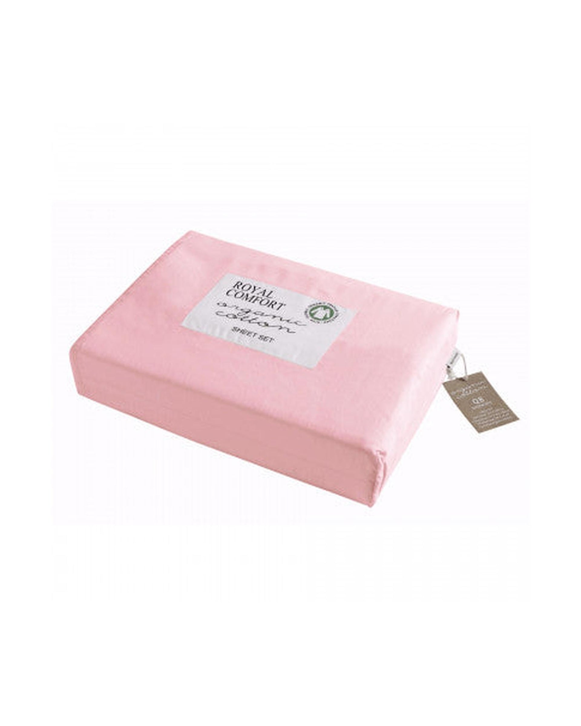 Royal Comfort Bed Sheets Royal Comfort 250TC Organic 100% Cotton Sheet Set 4 Piece Luxury Hotel Style - BLUSH