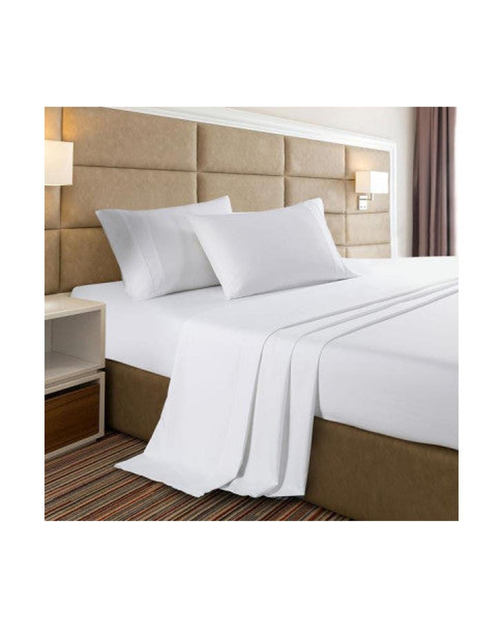 Royal Comfort Duvet/Quilt Royal Comfort 350GSM Bamboo Quilt, 2000TC Sheet Set And 2 Pack Duck Pillows Set
