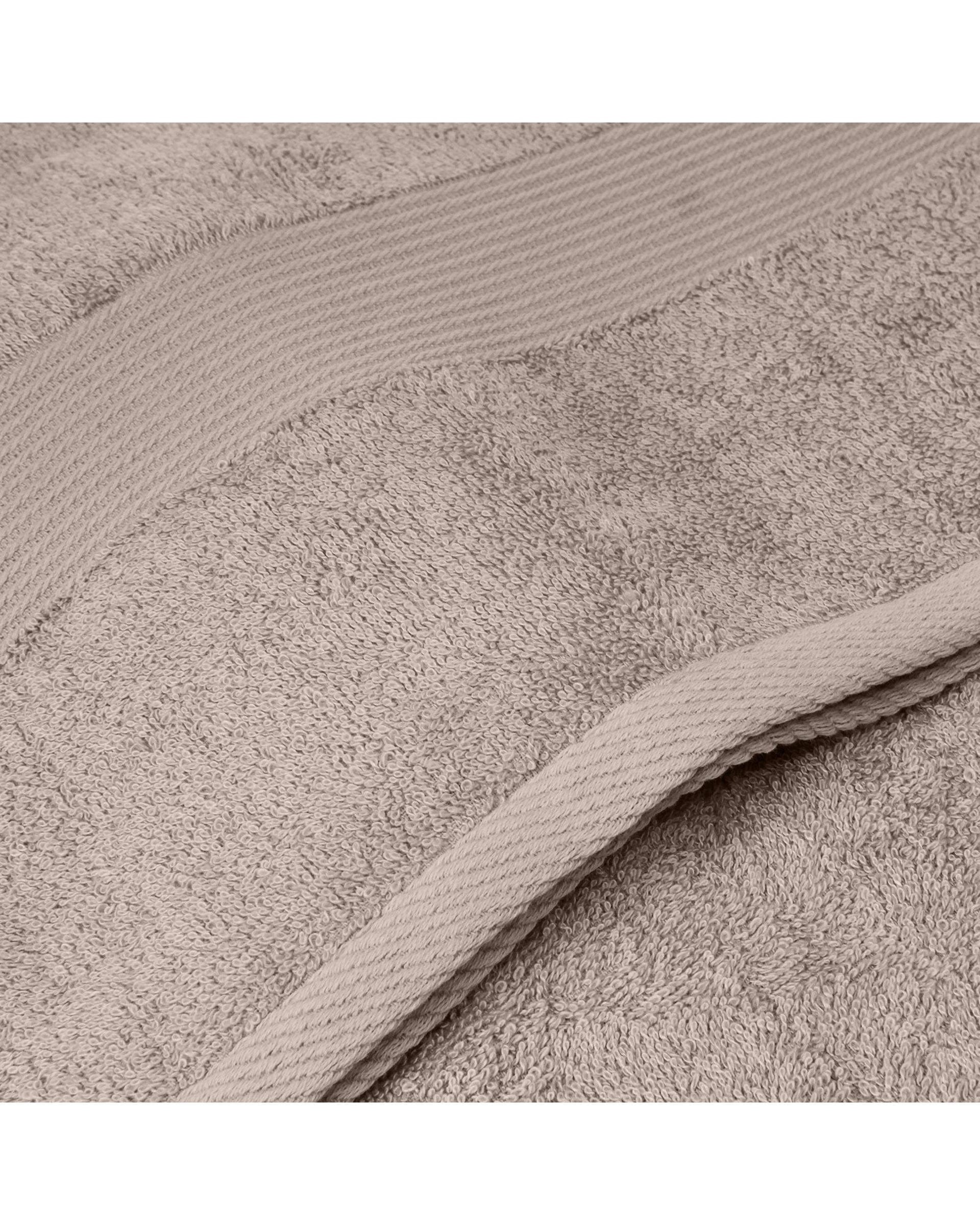 Royal Comfort Bathroom Towel Sets Royal Comfort 4 Piece Cotton Bamboo Towel Set 450GSM Luxurious Absorbent Plush  Champagne