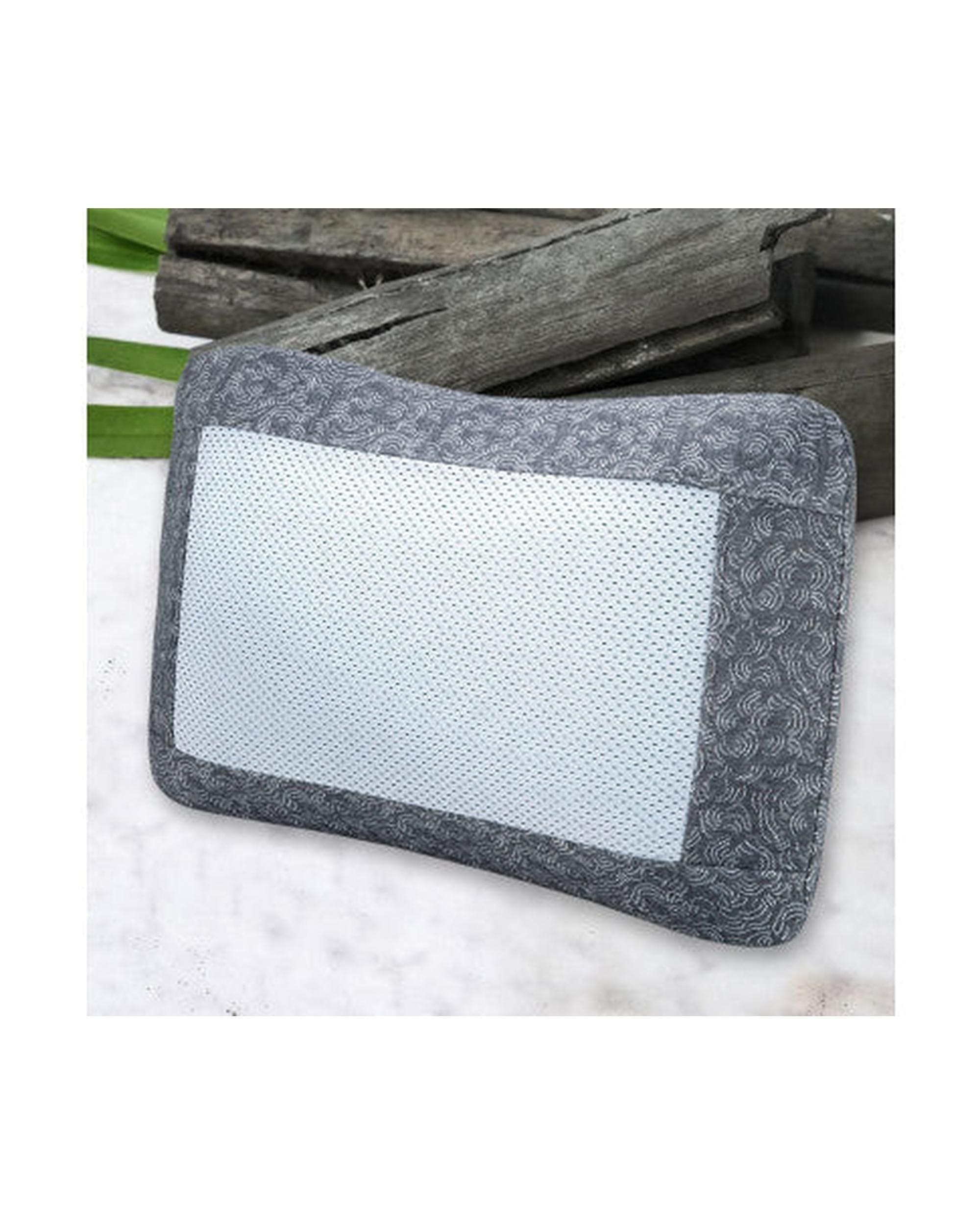 Royal Comfort Pillows/Cushions Royal Comfort Cool Gel Charcoal Infused High Density Memory Foam Pillow 40 x 60 cm Charcoal, Blue
