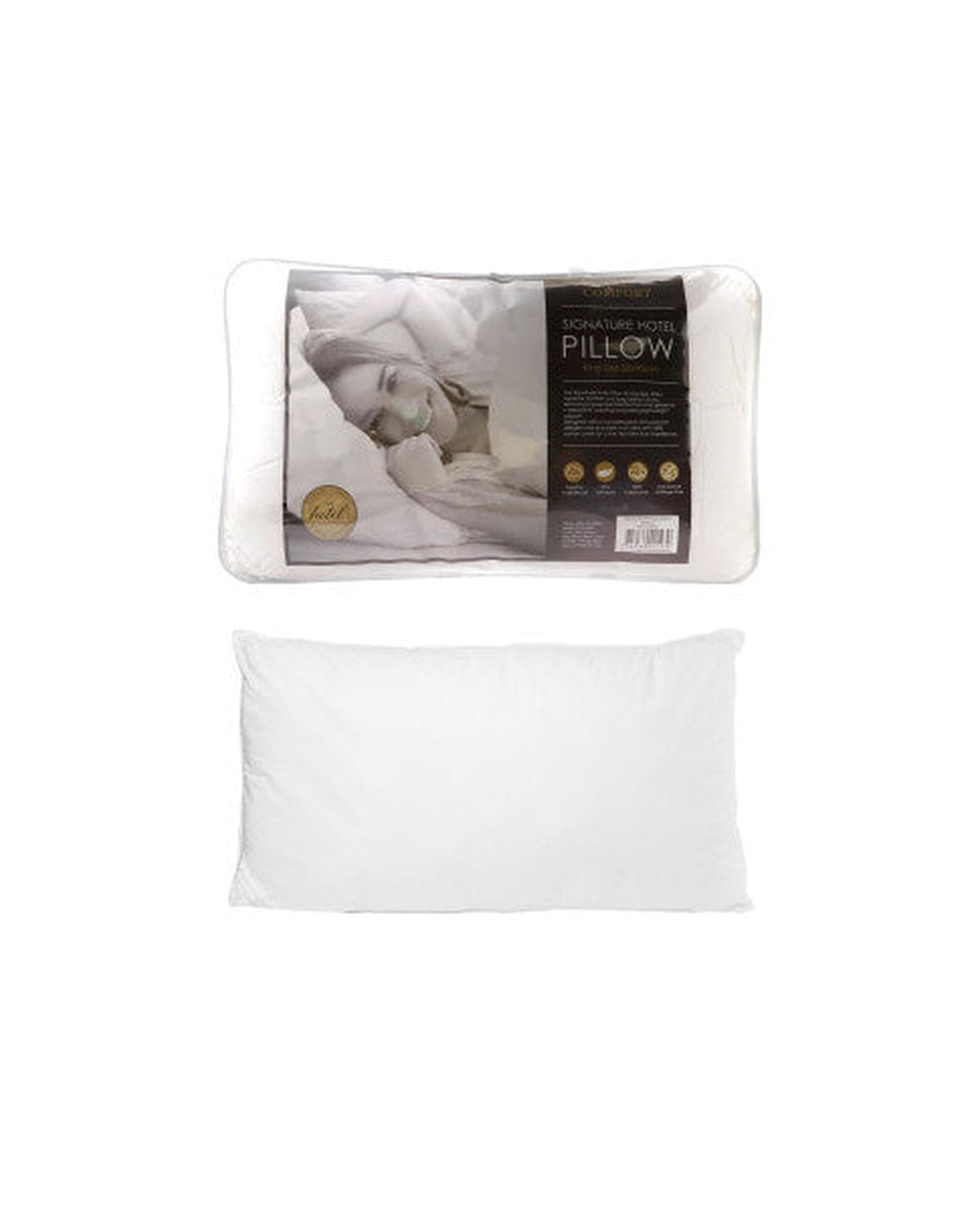 Royal Comfort Pillows/Cushions Royal Comfort Cotton Cover 233TC Microfibre Luxury Signature Hotel Pillow - 4 Pack