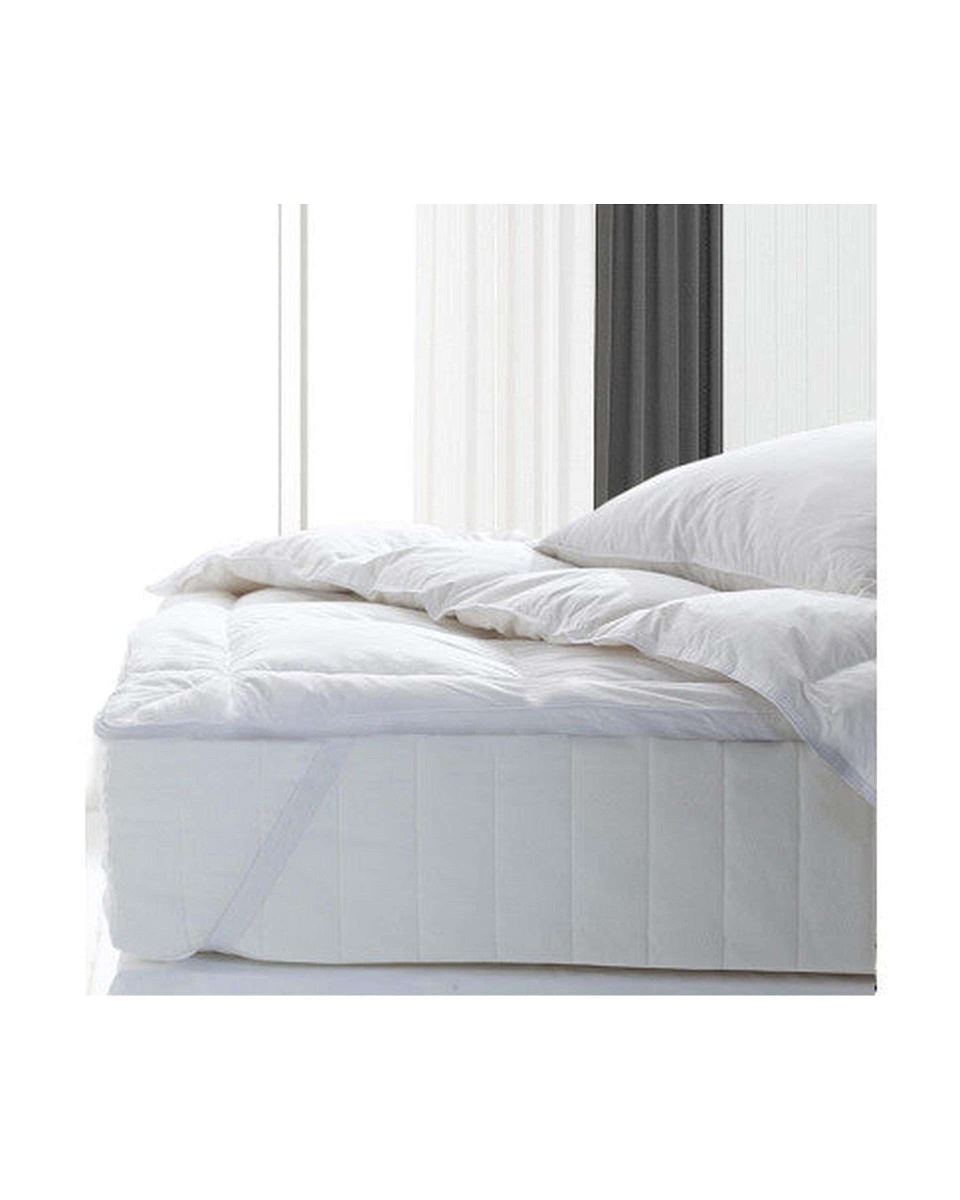 Royal Comfort Mattress Topper Royal Comfort Fitted Foam Cover Underlay Goose Mattress Topper 1000GSM