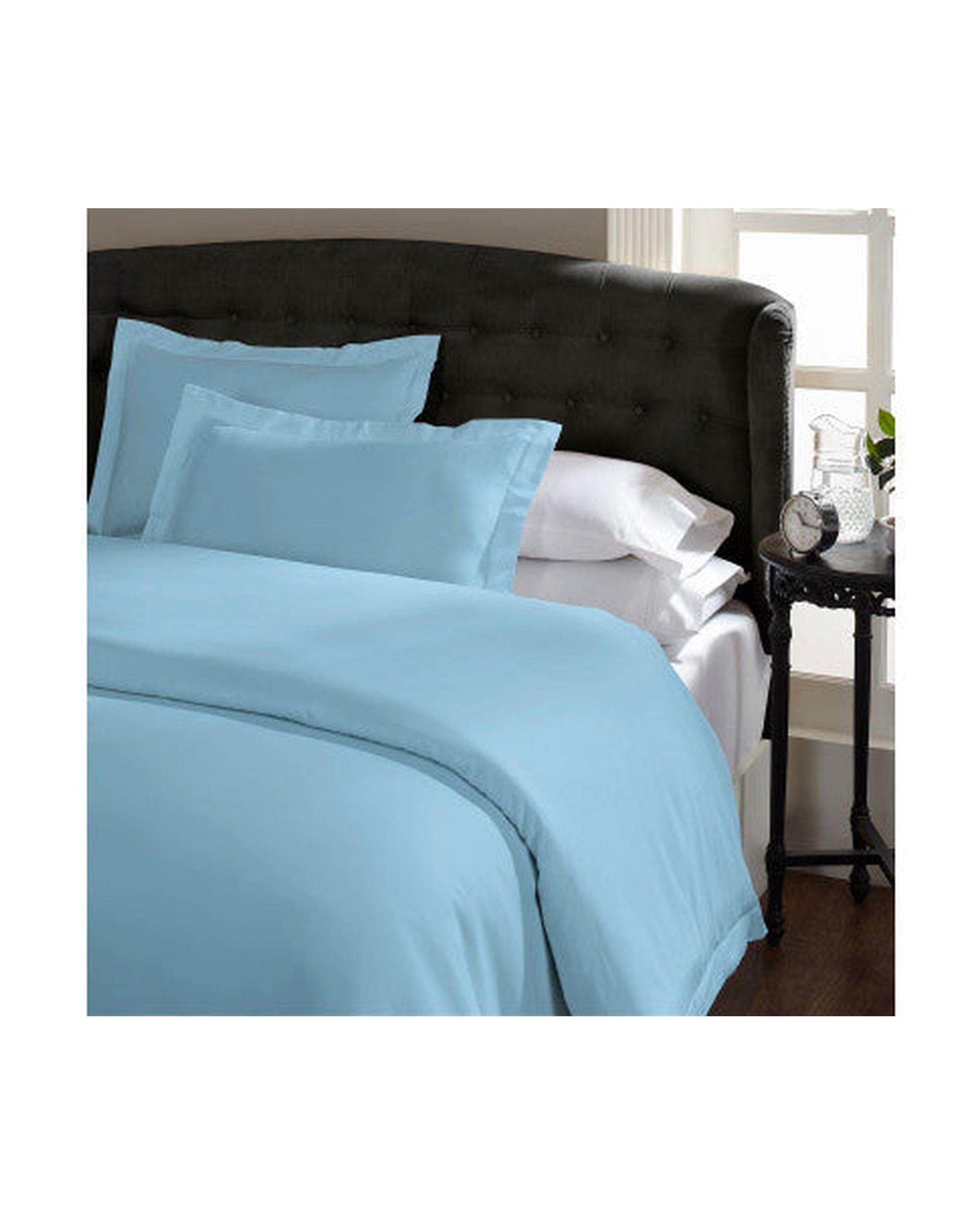 Royal Comfort Quilt Cover Royal Comfort King 1500TC Markle Collection Cotton Blend Quilt Cover Set - INDIGO