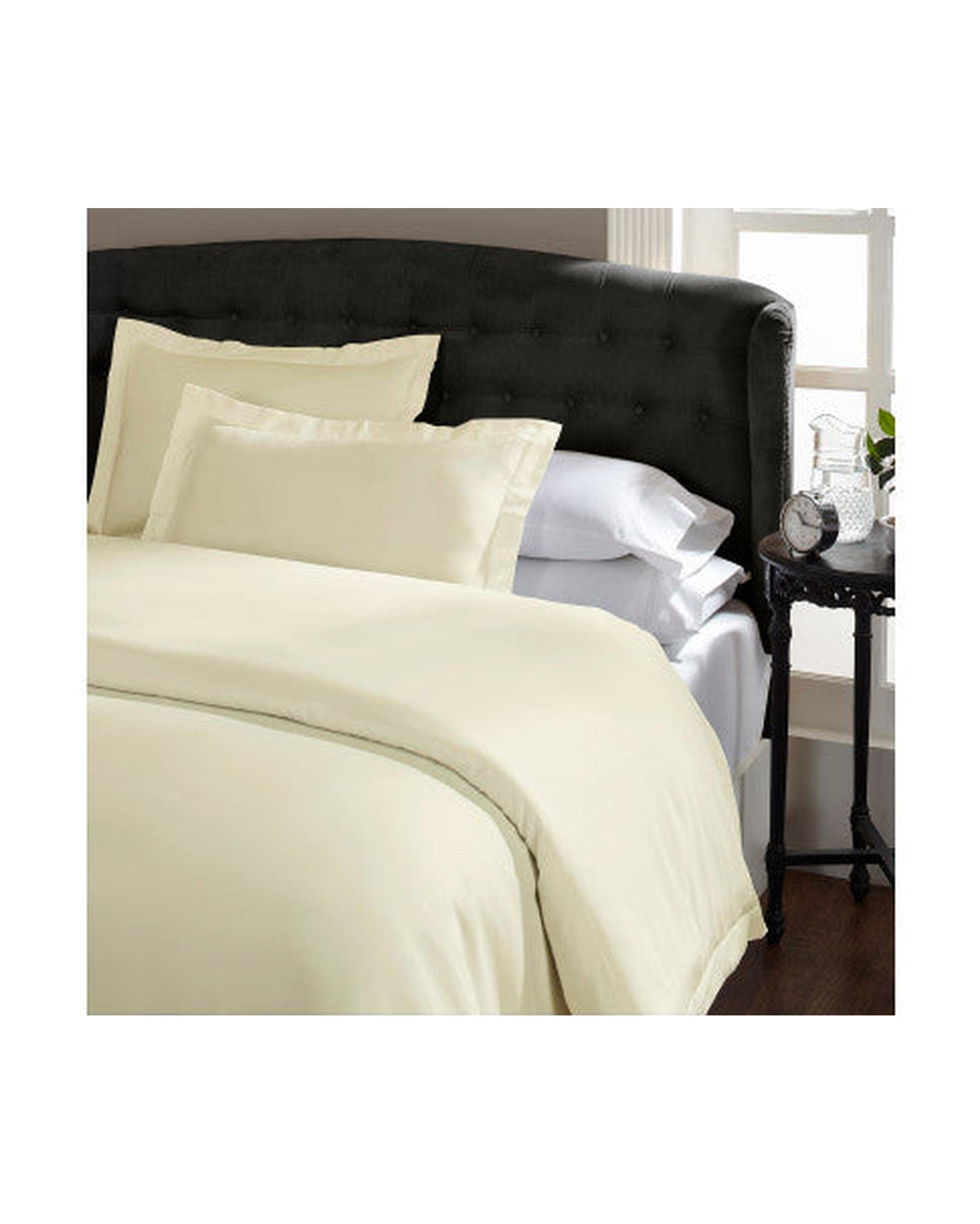 Royal Comfort Quilt Cover Royal Comfort King 1500TC Markle Collection Cotton Blend Quilt Cover Set - IVORY