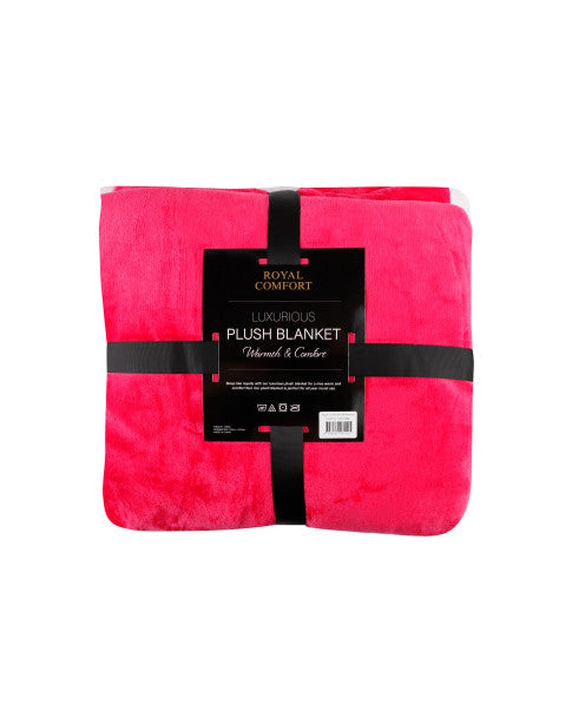 Royal Comfort Blanket Royal Comfort Plush Blanket Throw Warm Soft Super Soft Large 220cm x 240cm - 5 Colours