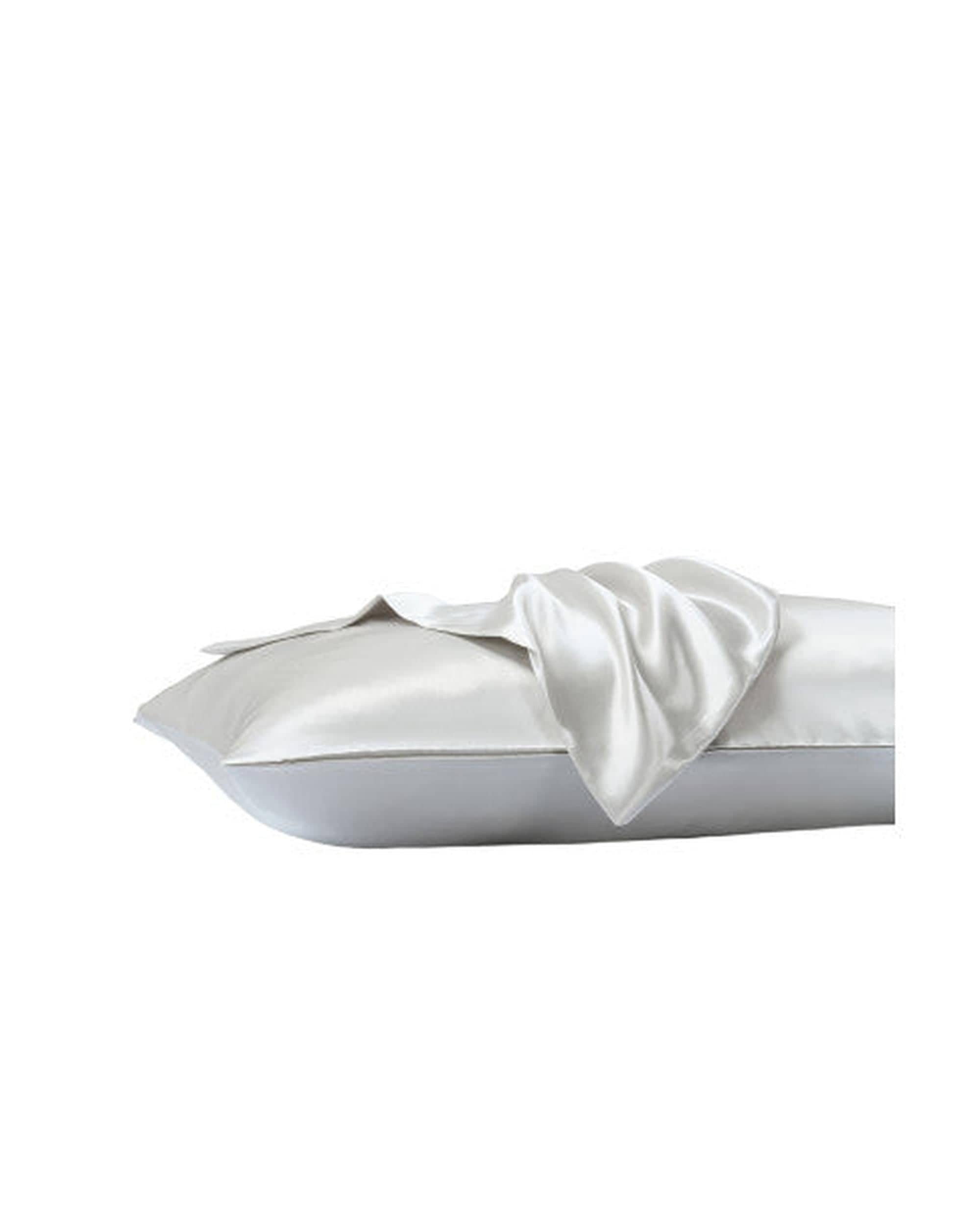 Royal Comfort Bed Sheets Royal Comfort Satin Sheet Set 3 Piece Fitted Flat Sheet Pillowcases - Silver