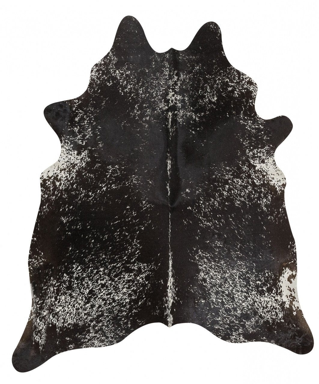 Rug Culture Rugs 170x120cm Exquisite Natural Cow Hide Salt & Pepper Black