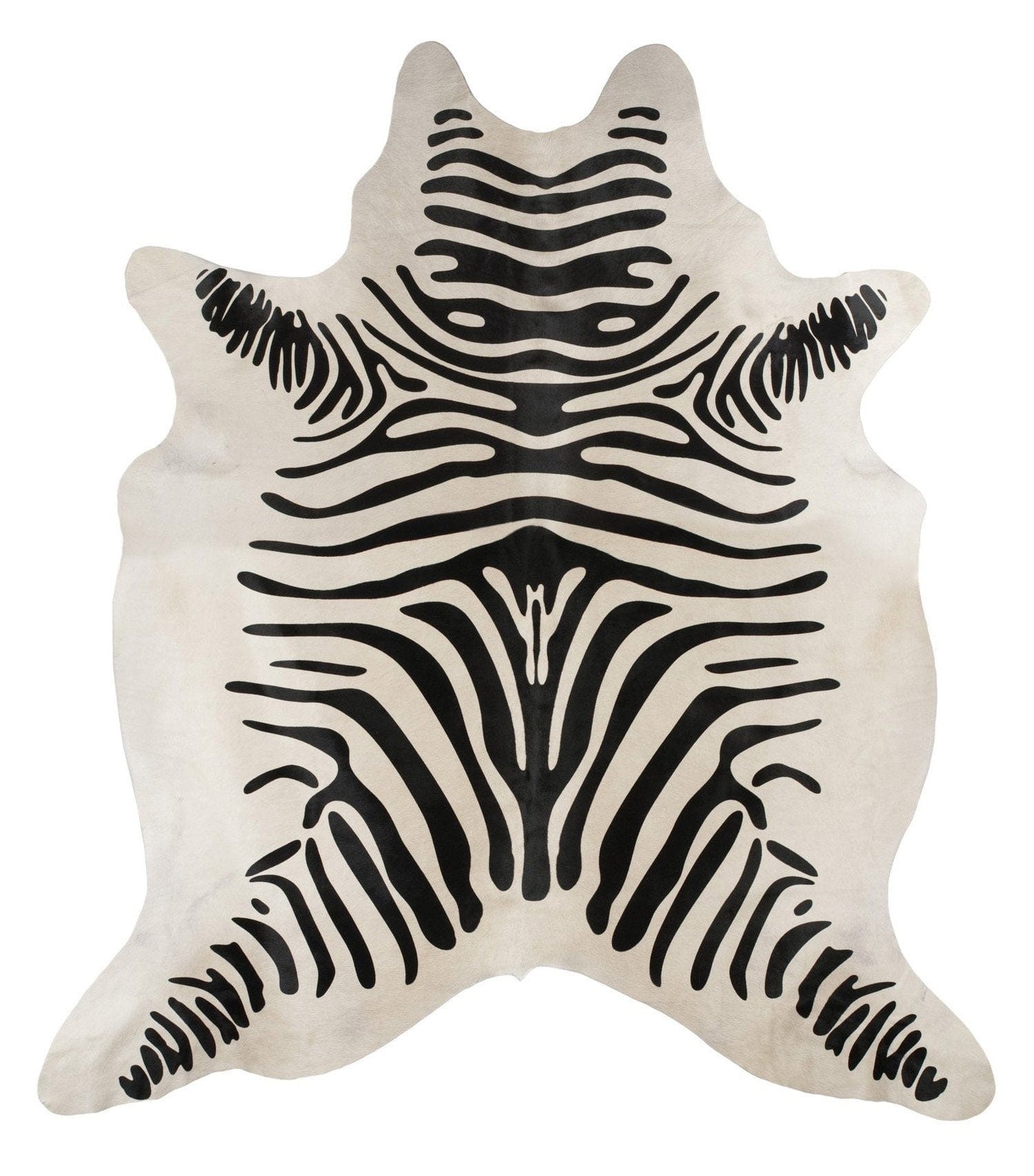 Rug Culture Rugs 170x120cm Exquisite Natural Cow Hide Zebra Print