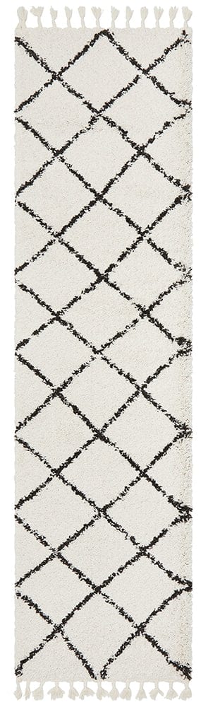 Rug Culture Rugs 200X80CM Saffron 22 White Rug