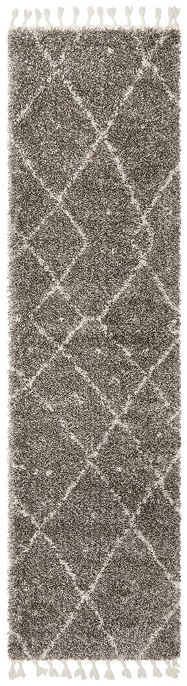 Rug Culture Rugs 200X80CM Saffron 44 Grey Rug
