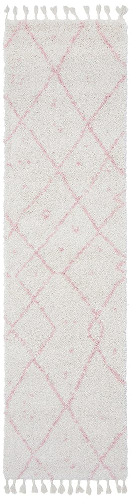 Rug Culture Rugs 200X80CM Saffron 44 Pink Rug