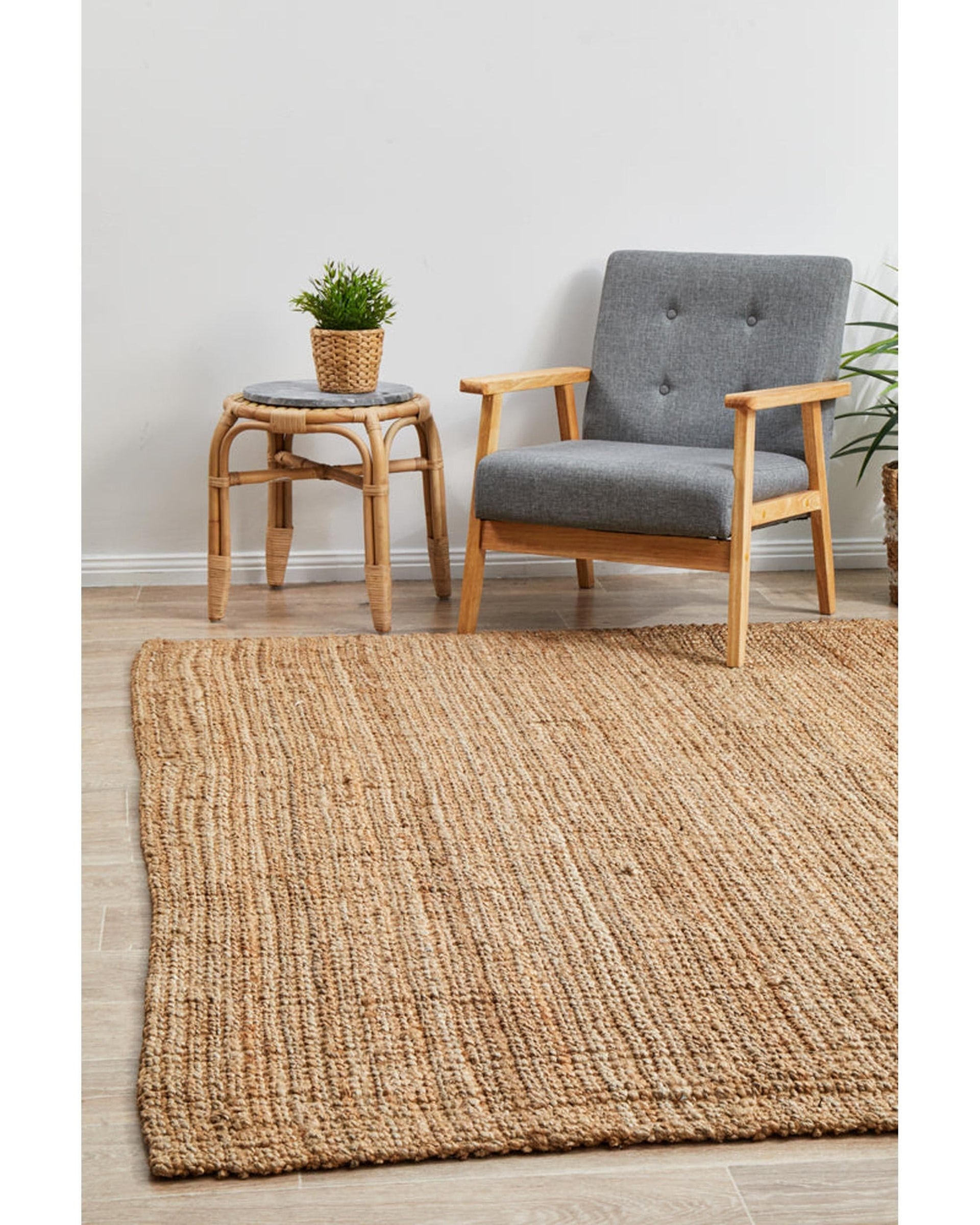 Rug Culture Rugs 220X150CM Atrium Barker Natural Rug