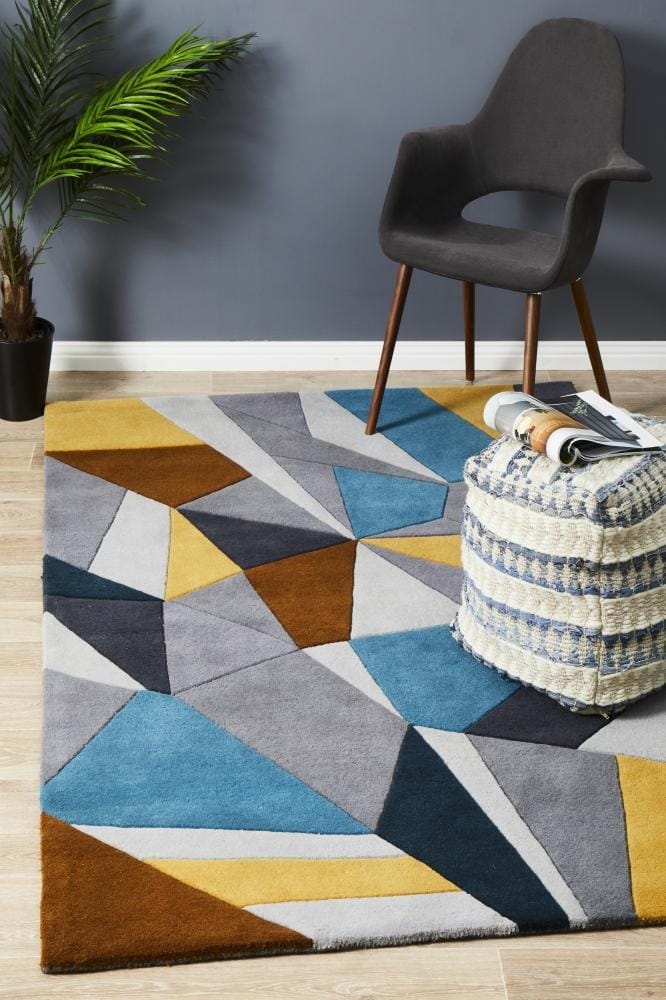 Rug Culture Rugs 225X155CM Matrix Pure Wool 902 Safari Rug