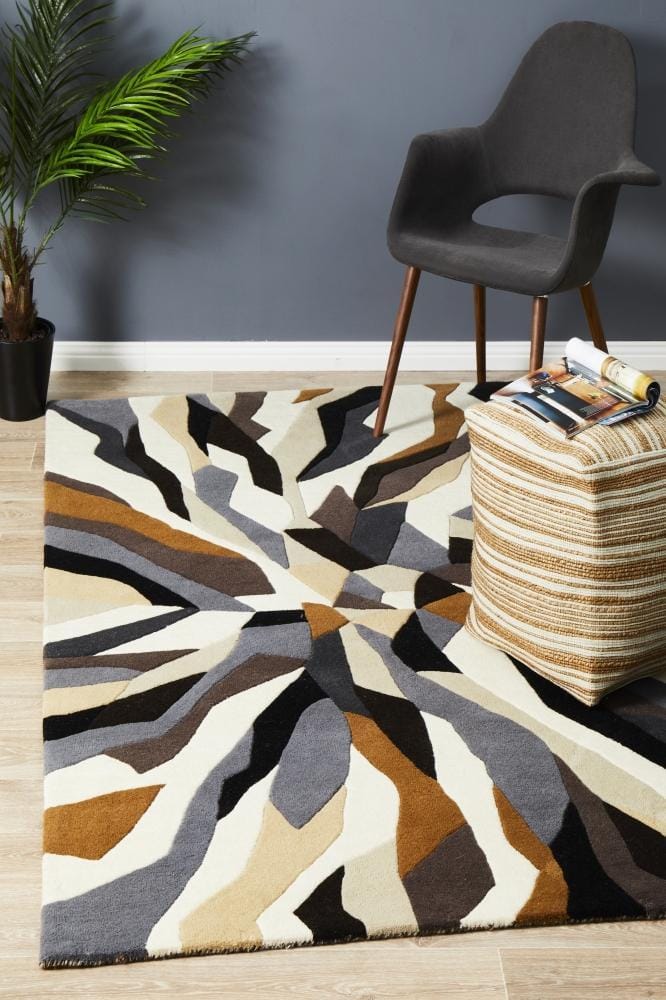 Rug Culture Rugs 225X155CM Matrix Pure Wool 903 Fossil Rug