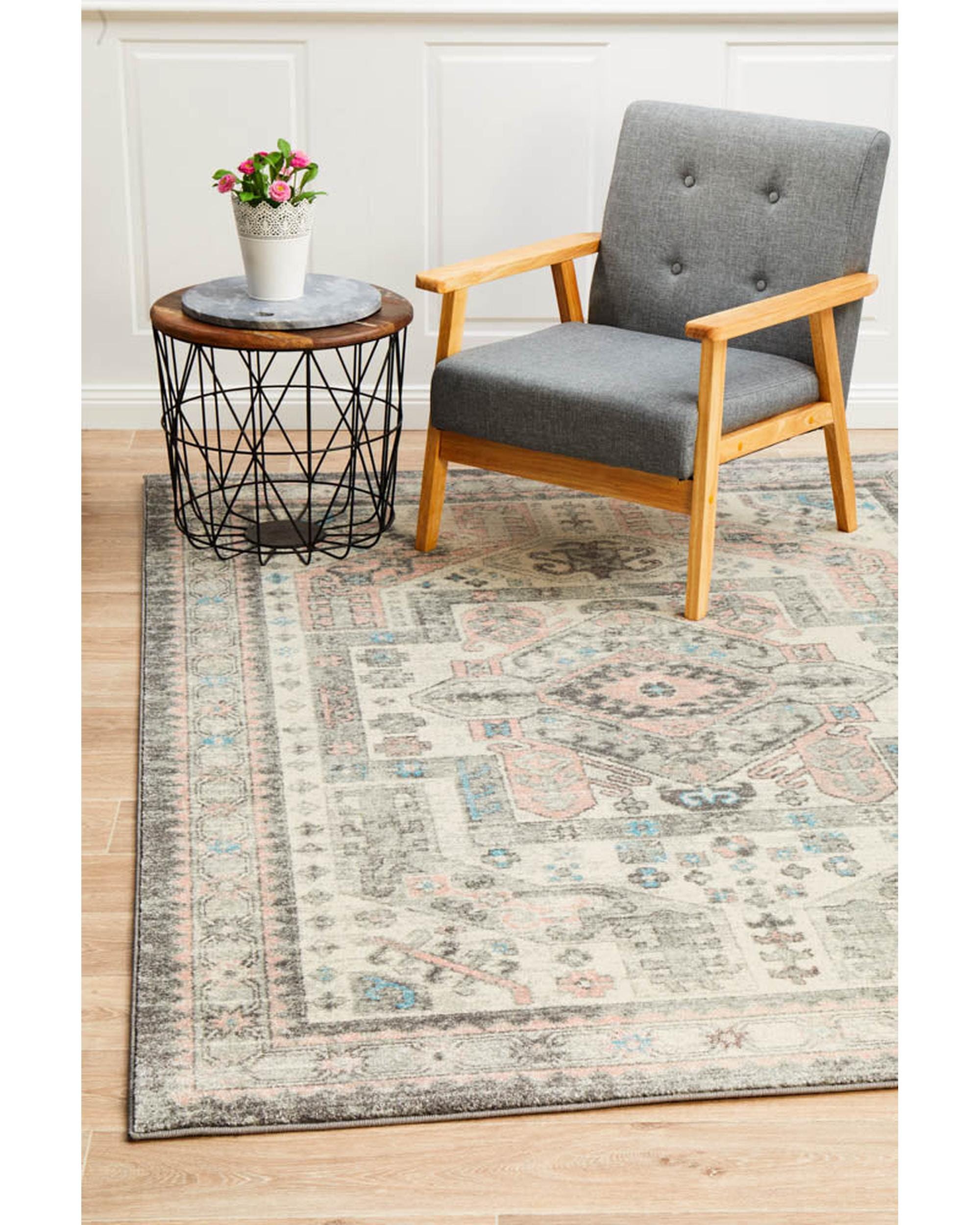 Rug Culture Rugs 230X160CM Avenue 704 Silver Rug
