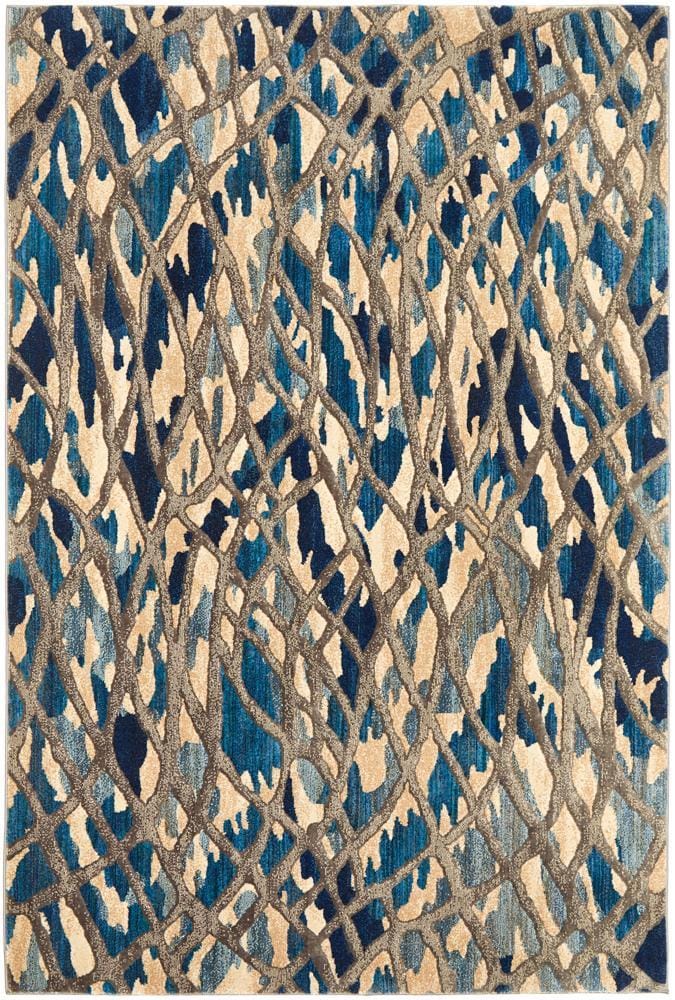Rug Culture Rugs 230X160CM Dreamscape Ropes Modern Blue Rug