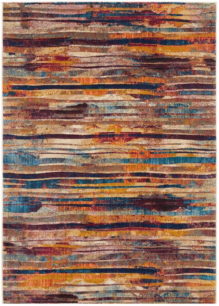 Rug Culture Rugs 230X160CM Dreamscape Strokes Modern Raspberry Rug