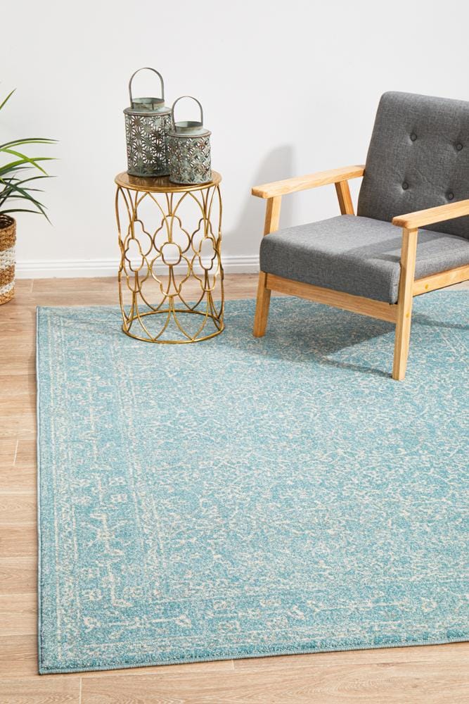 Rug Culture Rugs 230X160CM Evoke Depth Blue Transitional Rug