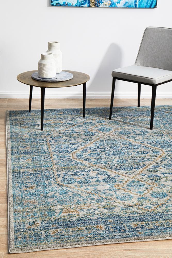 Rug Culture Rugs 230X160CM Evoke Duality Silver Transitional Rug