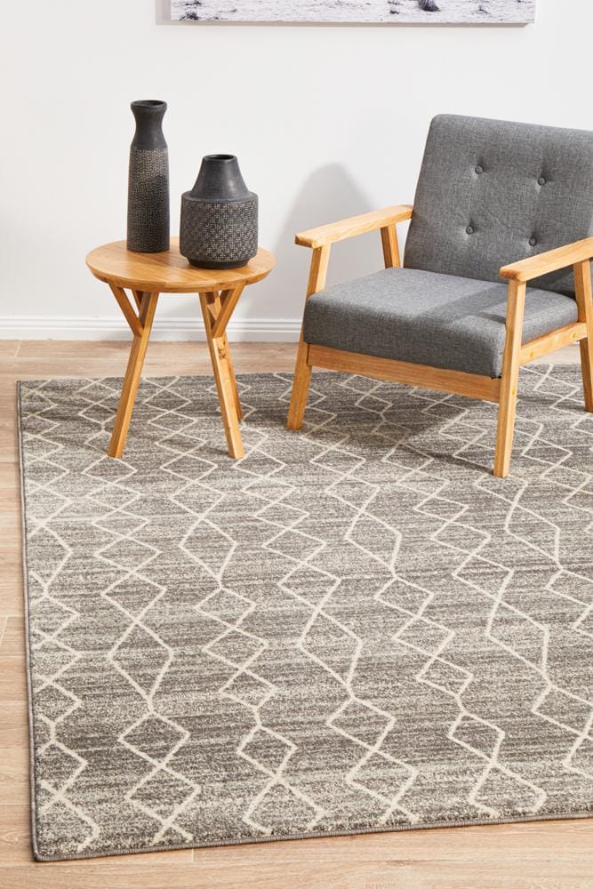 Rug Culture Rugs 230X160CM Evoke Remy Silver Transitional Rug