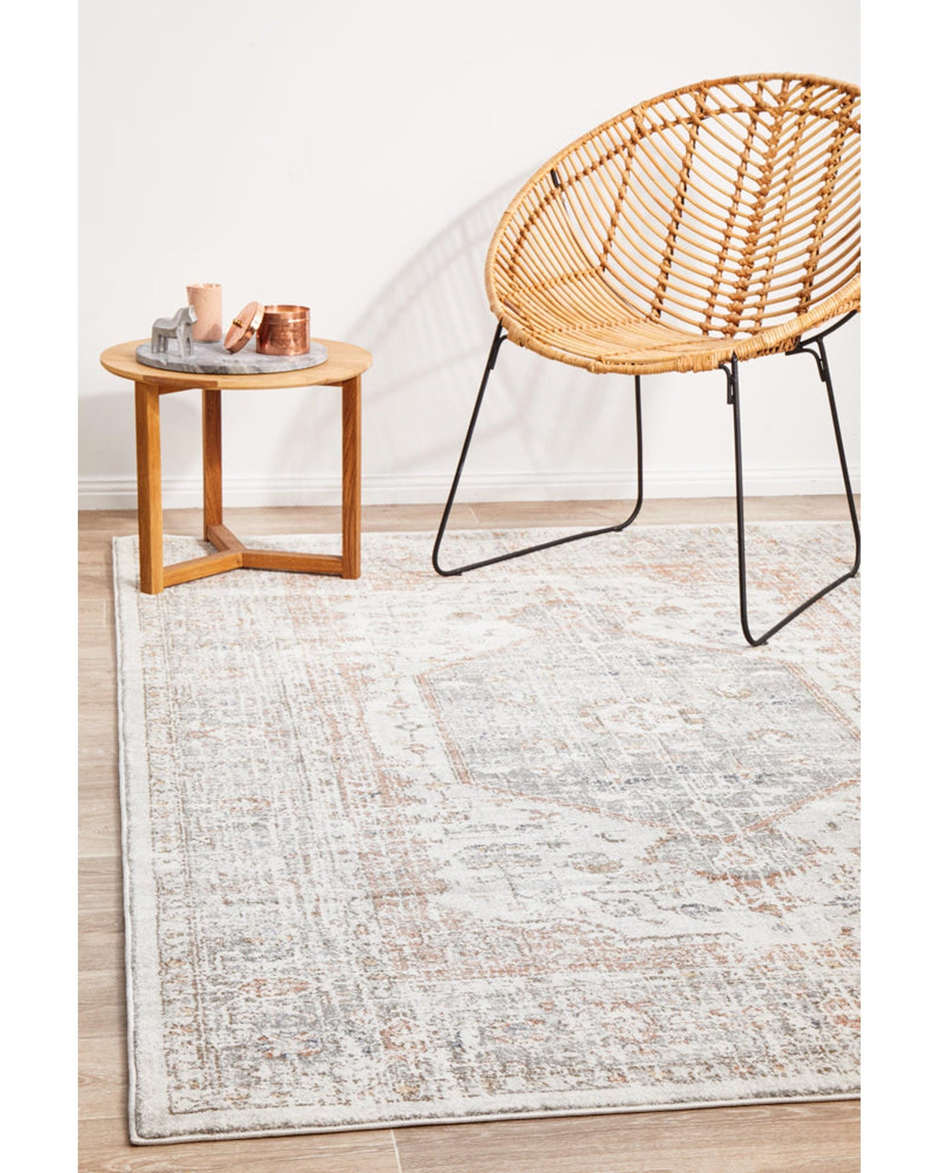 RUG CULTURE Rugs 230X160CM Mayfair Lorissa Silver Rug