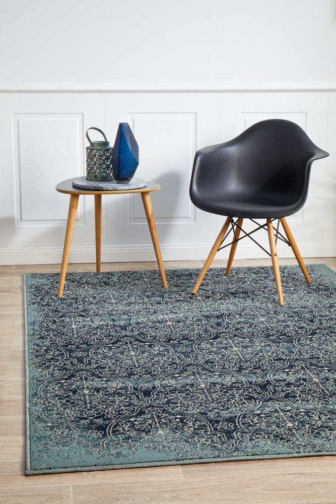 Rug Culture Rugs 230X160CM Oxford Edge Denim Rug