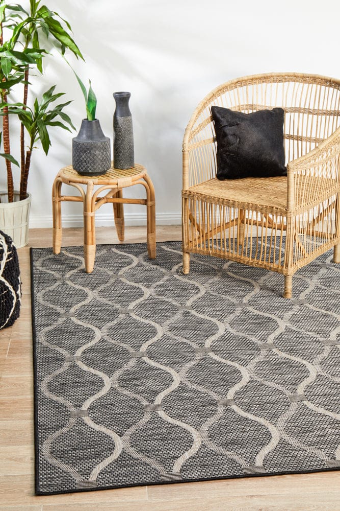 Rug Culture Rugs 230X160CM Rug Culture Terrace 5501 Black