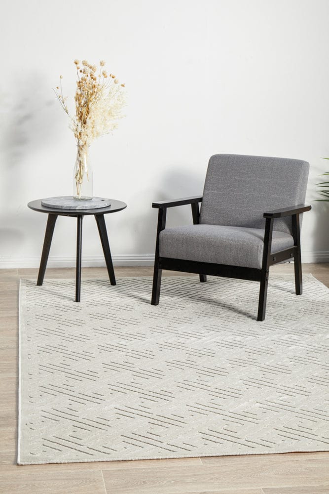 RUG CULTURE Rugs 230X160CM York Alice Natural White Rug