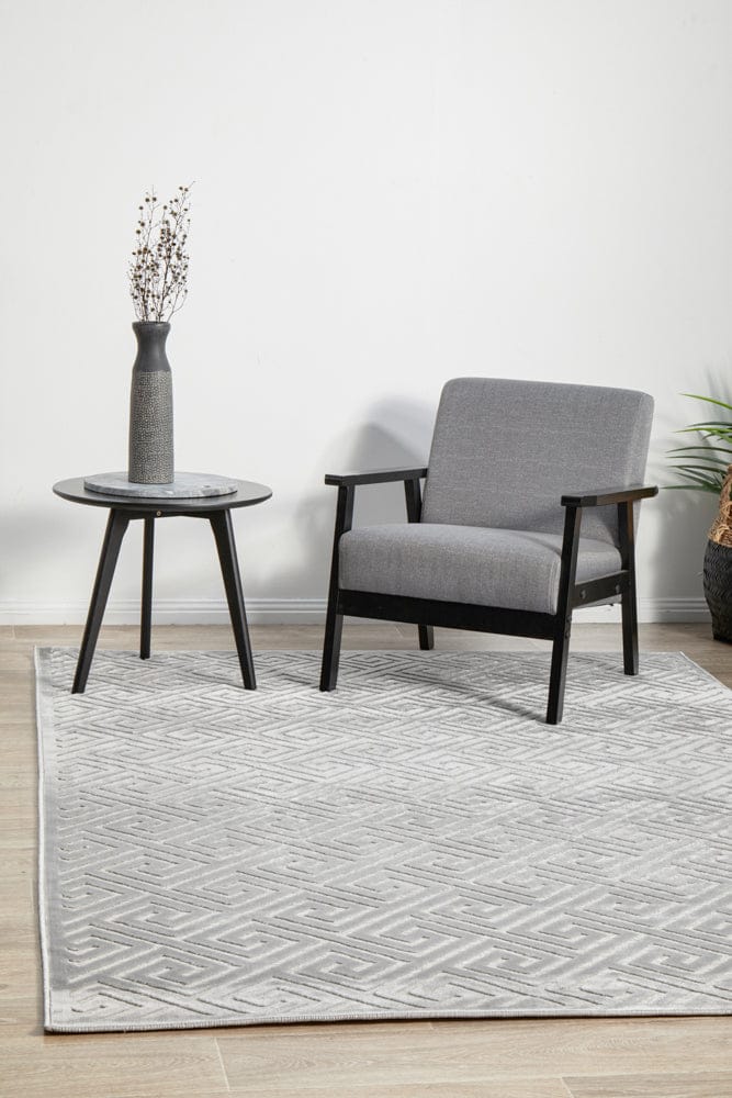 RUG CULTURE Rugs 230X160CM York Alice Silver Rug